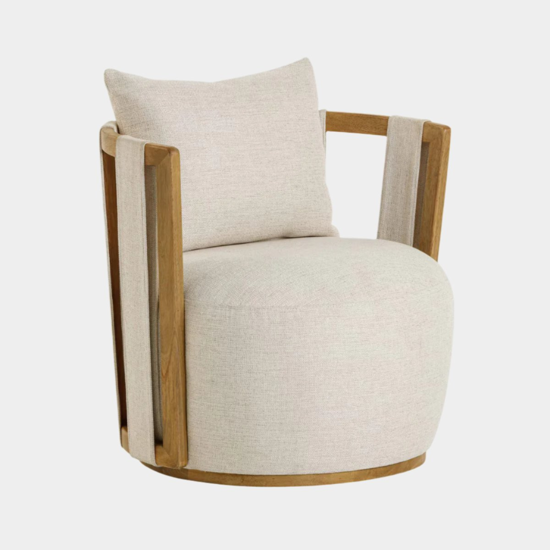 Paolo Textured Weave Swivel Chair
