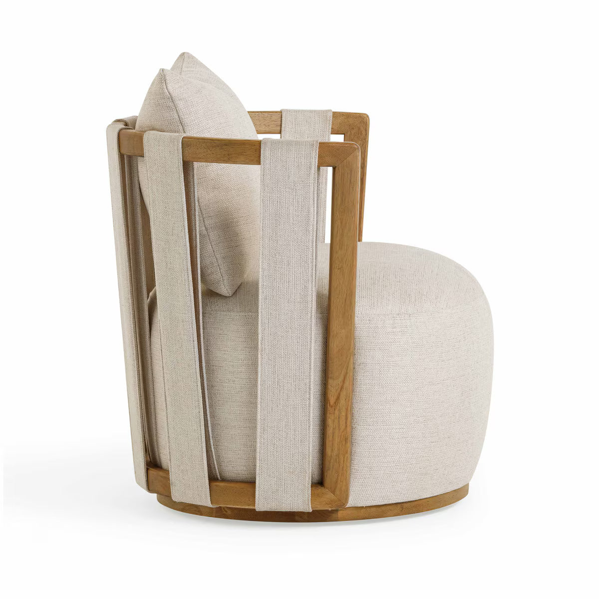 Paolo Textured Weave Swivel Chair