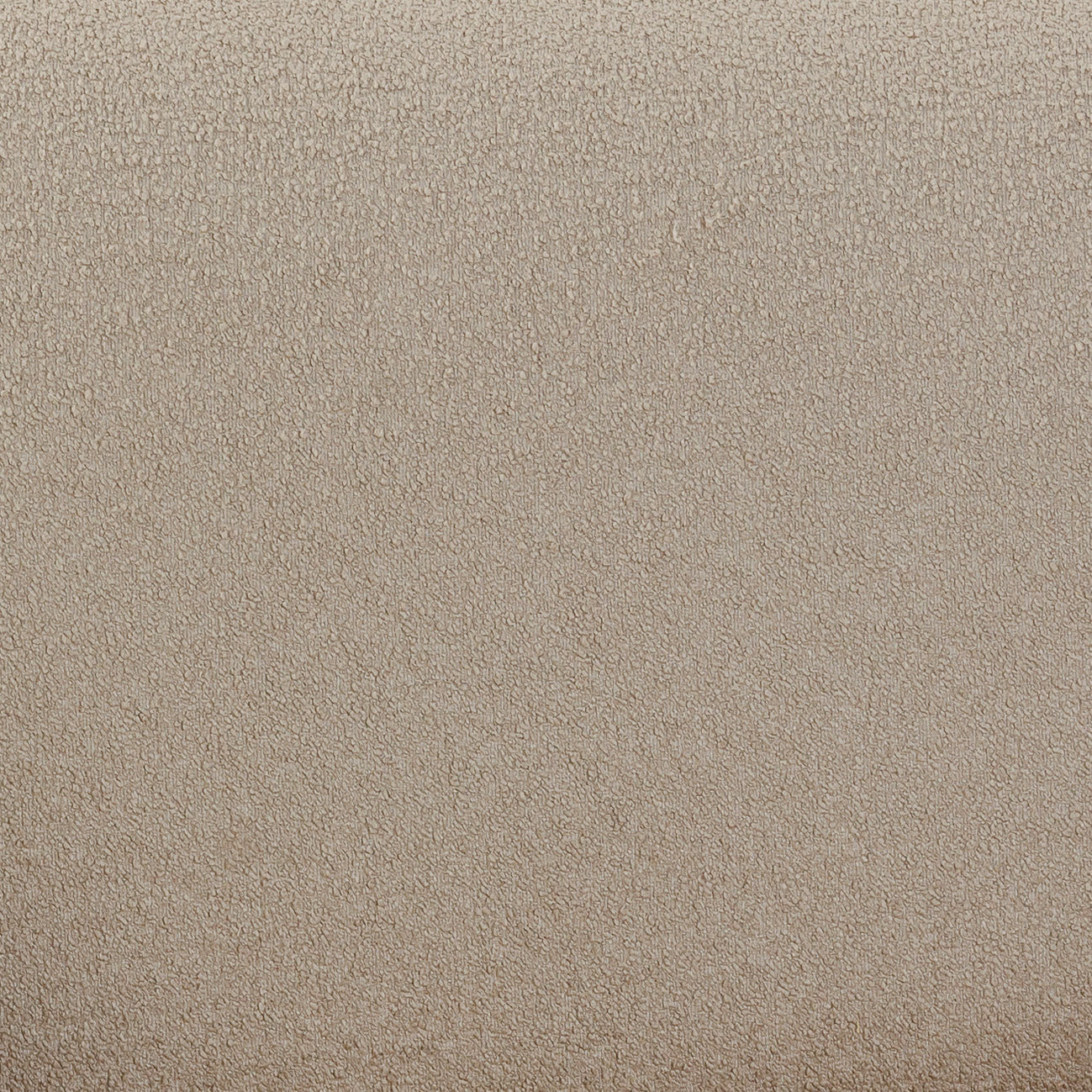 Chaise pivotante Judy en boucle marron clair