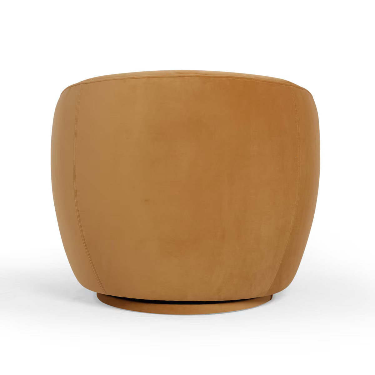 Jordan Tan Velvet Swivel Chair