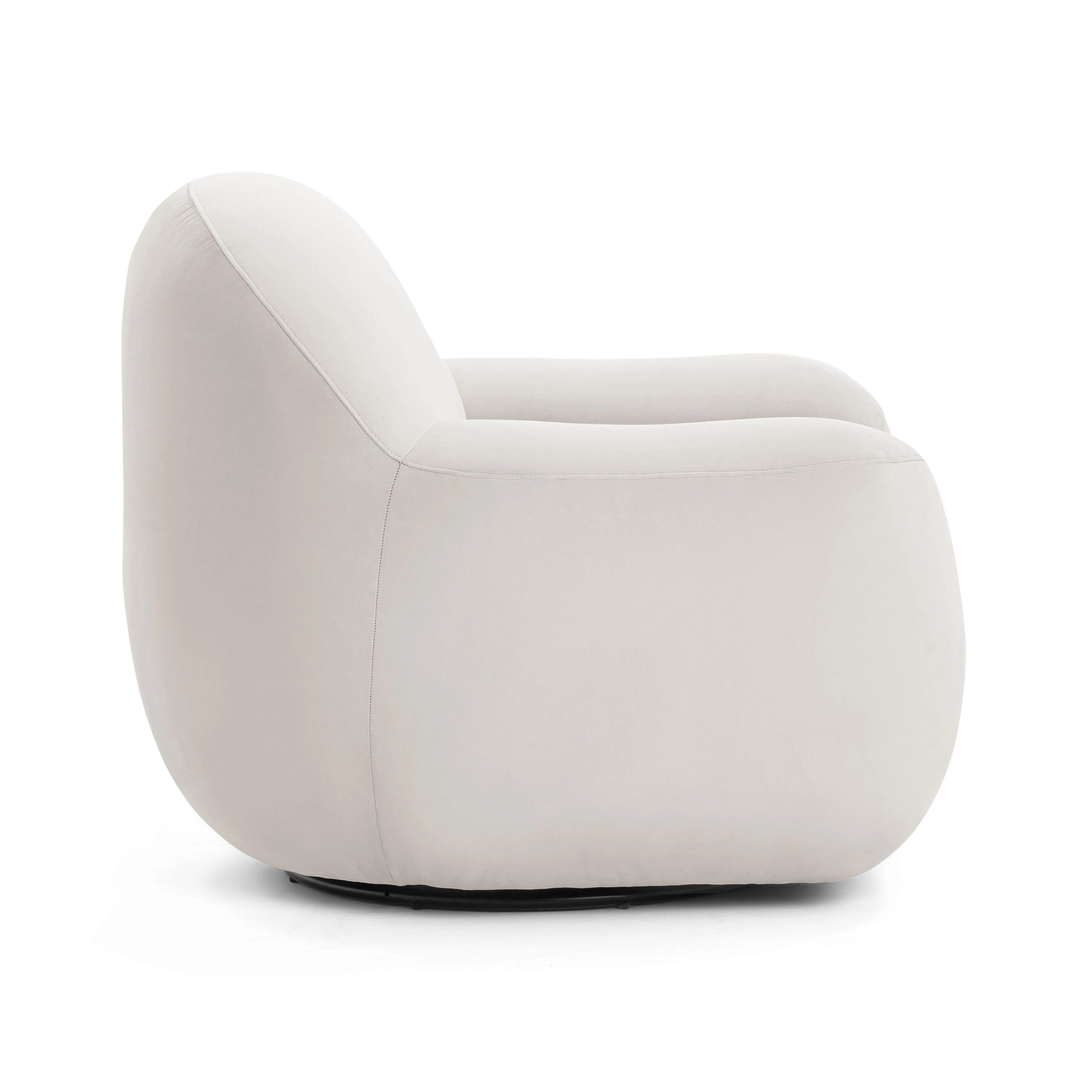 Tiago Performance Velvet Swivel Accent Chair