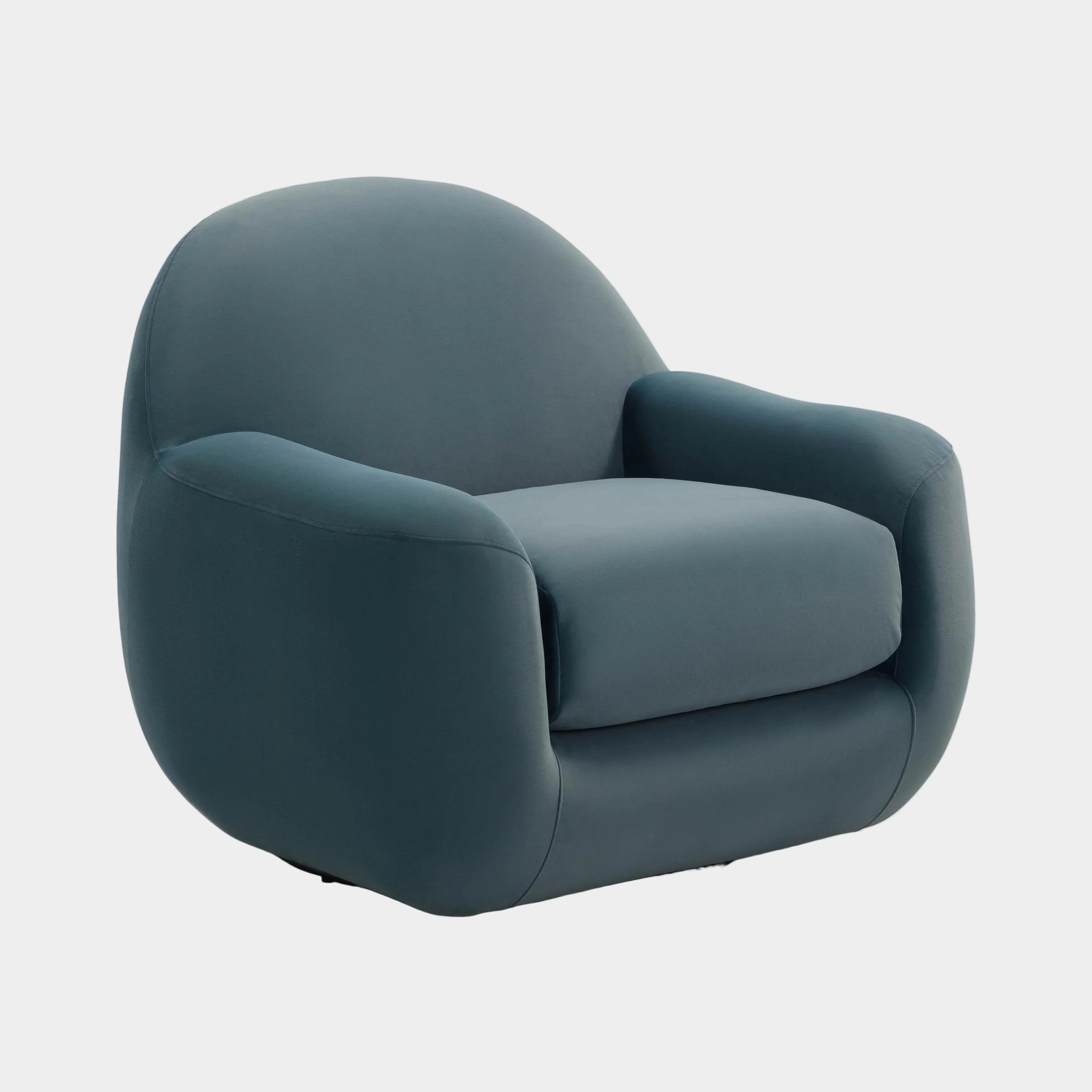 Tiago Performance Velvet Swivel Accent Chair