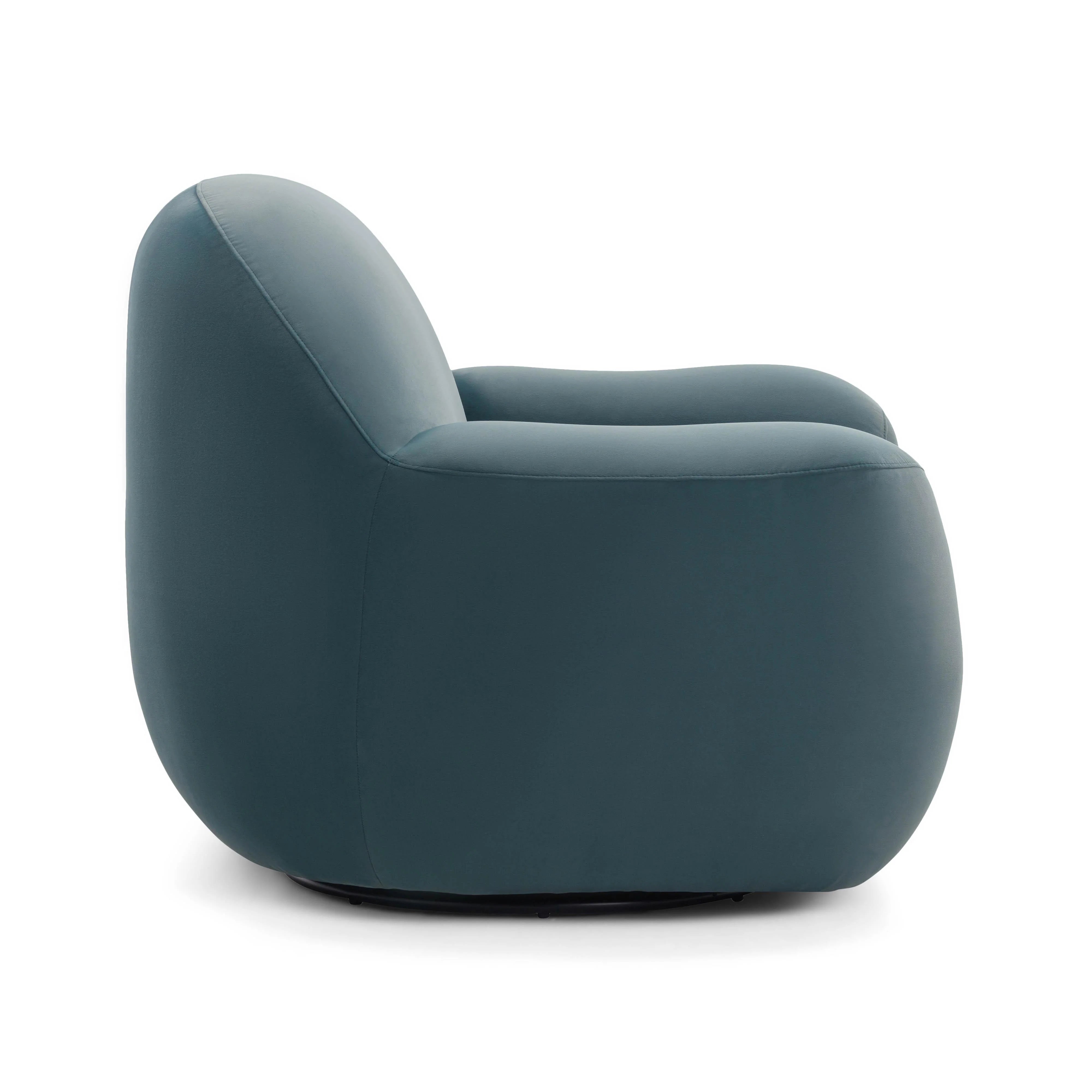 Tiago Performance Velvet Swivel Accent Chair