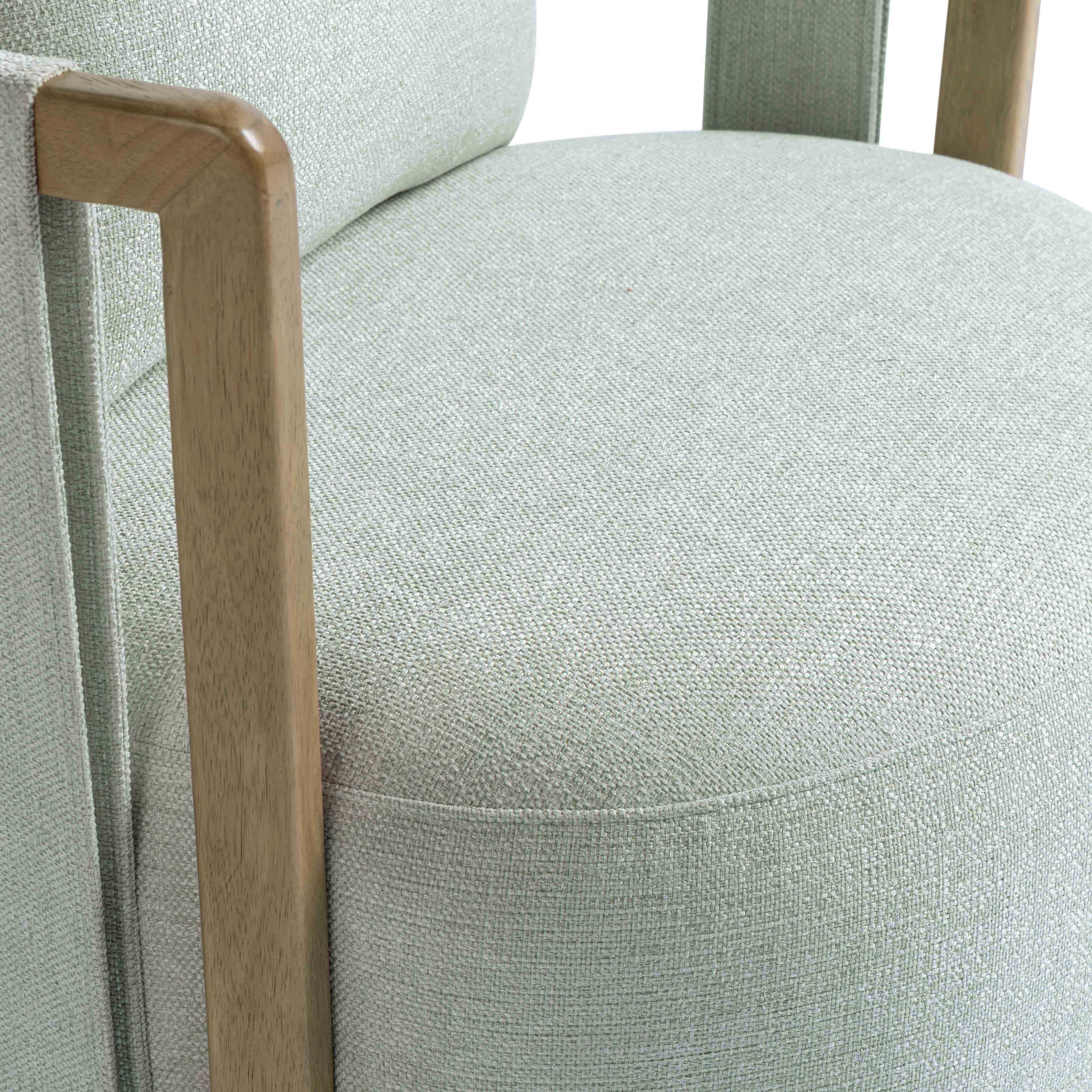 Paolo Textured Contract-Grade Weave Fabric Swivel Accent Chair