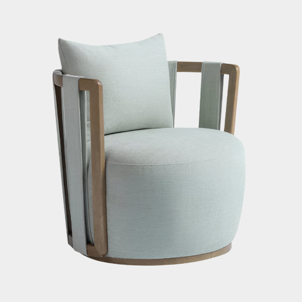 Paolo Textured Weave Swivel Chair