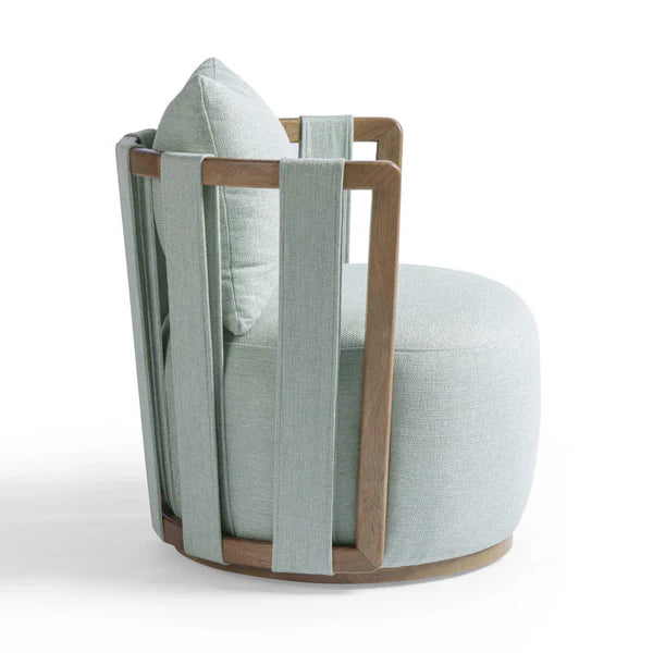 Paolo Textured Weave Swivel Chair