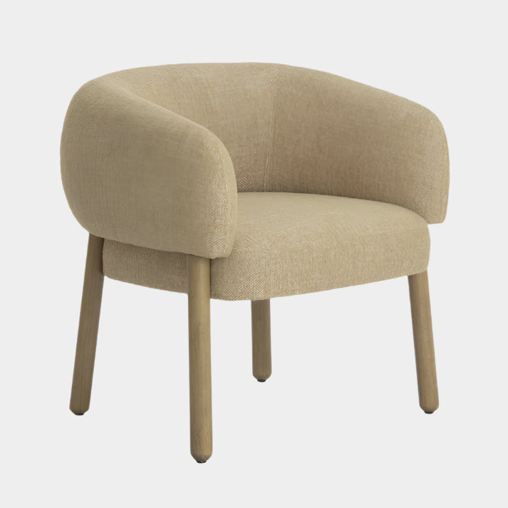 Foxy Textured Fabric Accent Chair