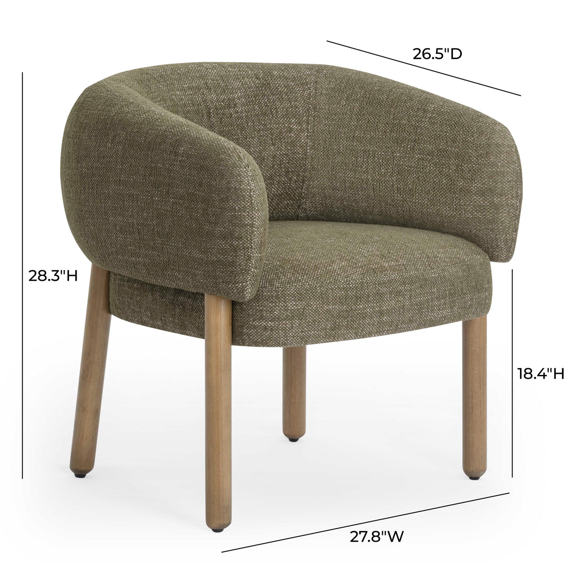 Foxy Performance Fabric Accent Chair