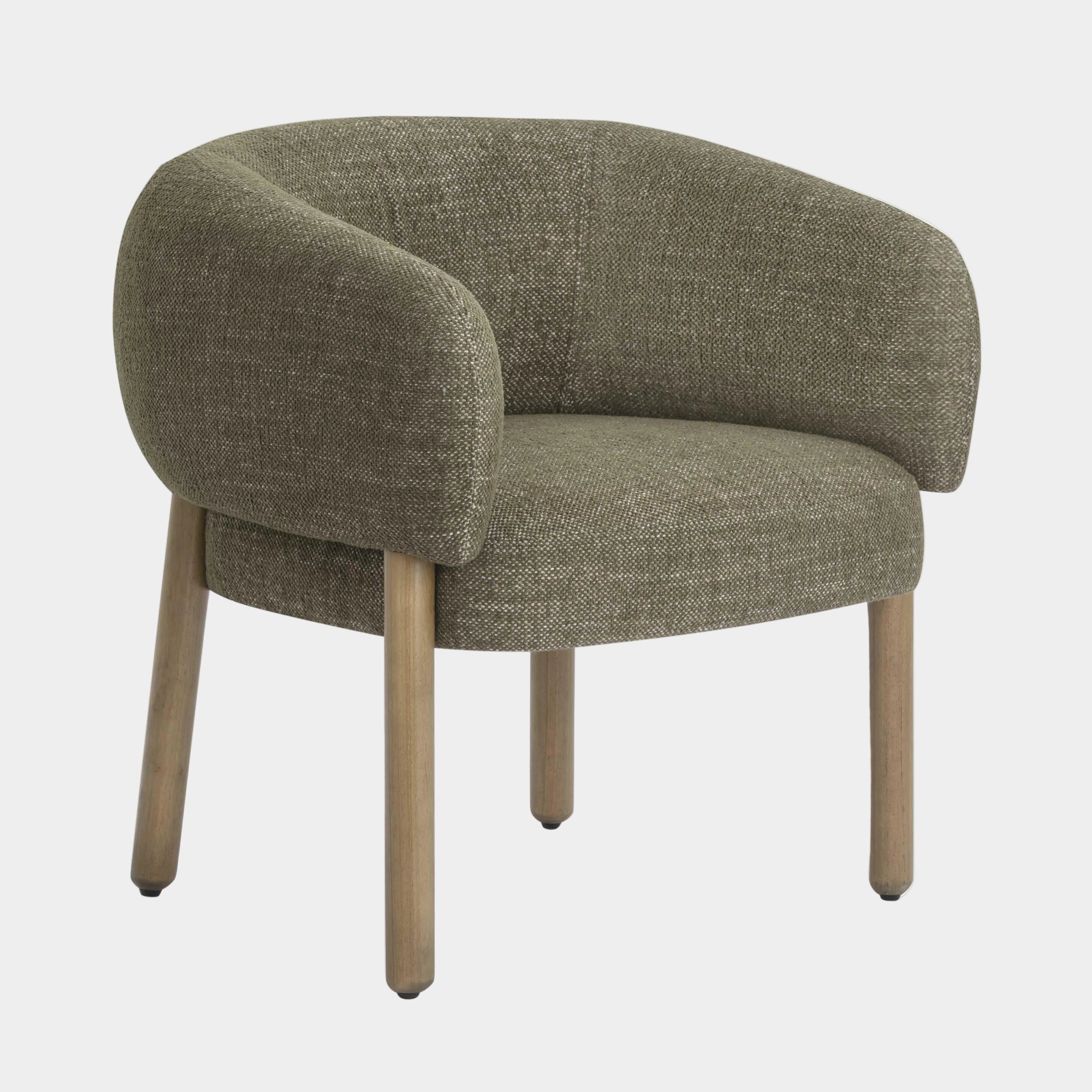 Foxy Textured Performance Fabric Accent Chair