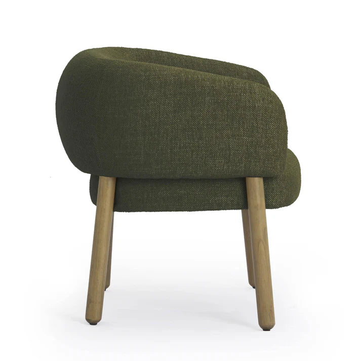 Foxy Textured Fabric Accent Chair