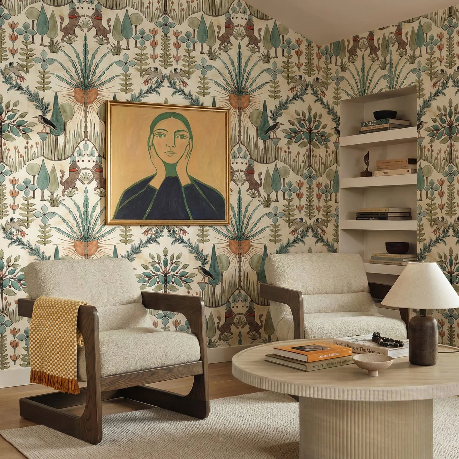 Palma Contract-Grade Textured Weave Fabric Accent Chair