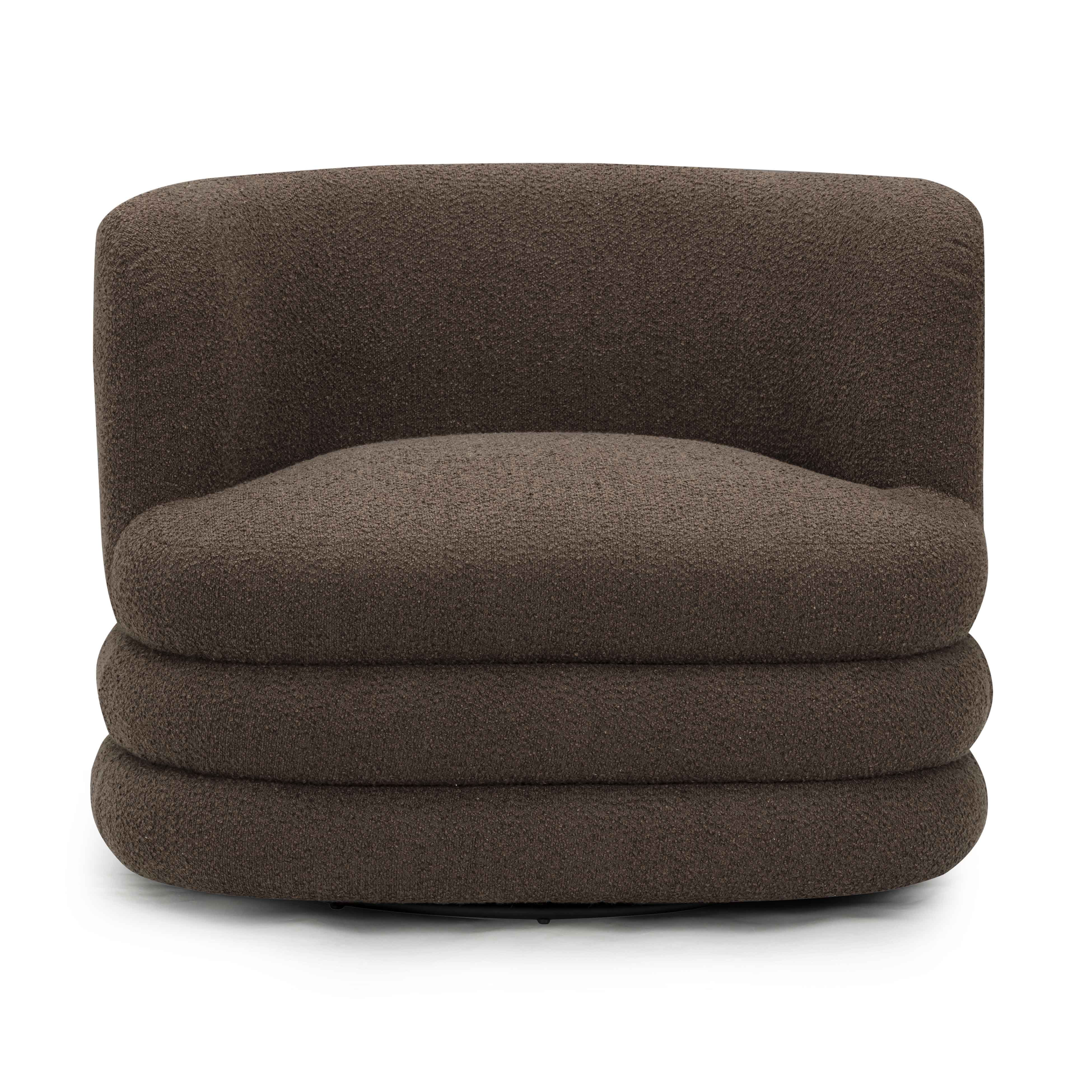 Astor Heavy Performance Boucle Swivel Hotel Lounge Chair