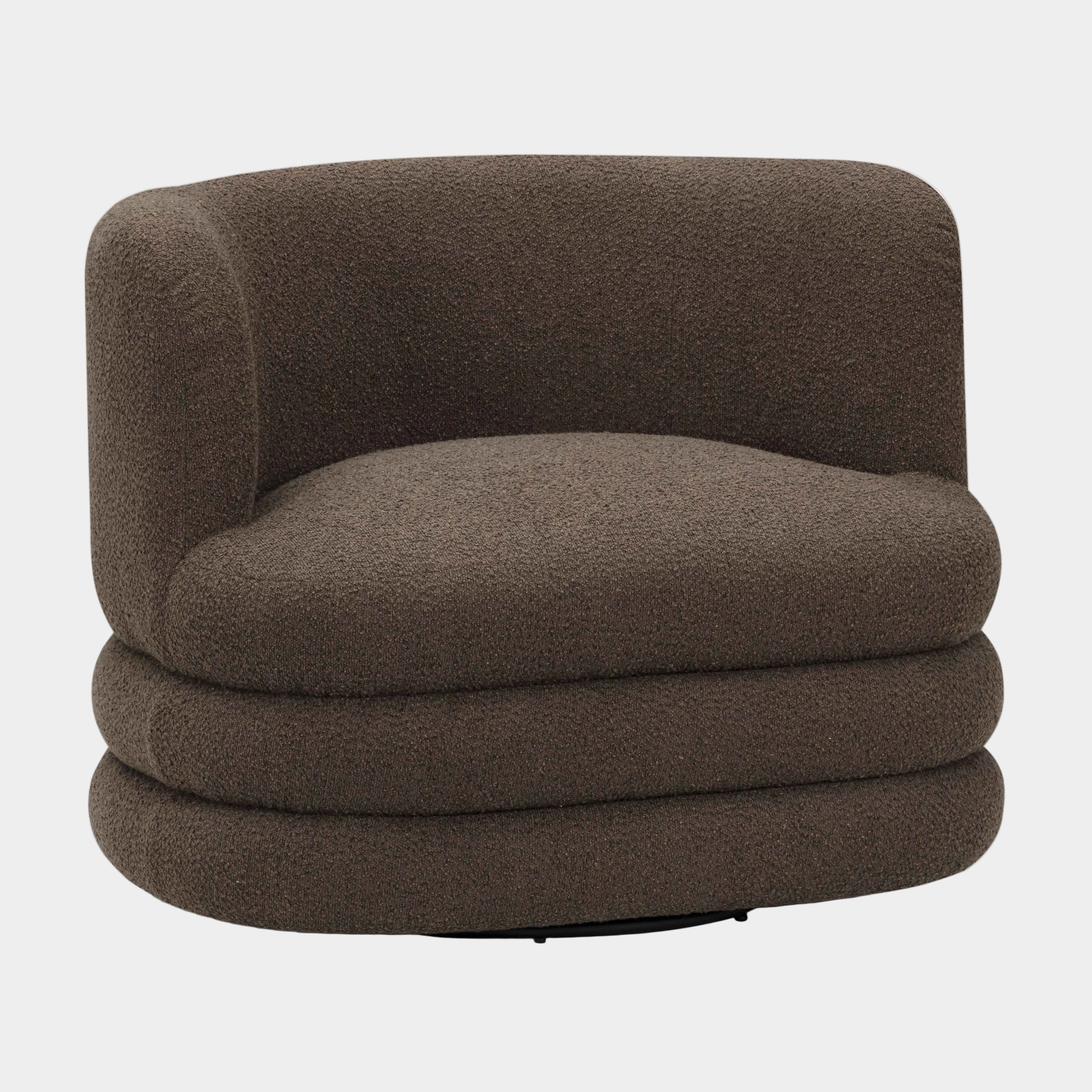 Astor Heavy Performance Boucle Swivel Hotel Lounge Chair