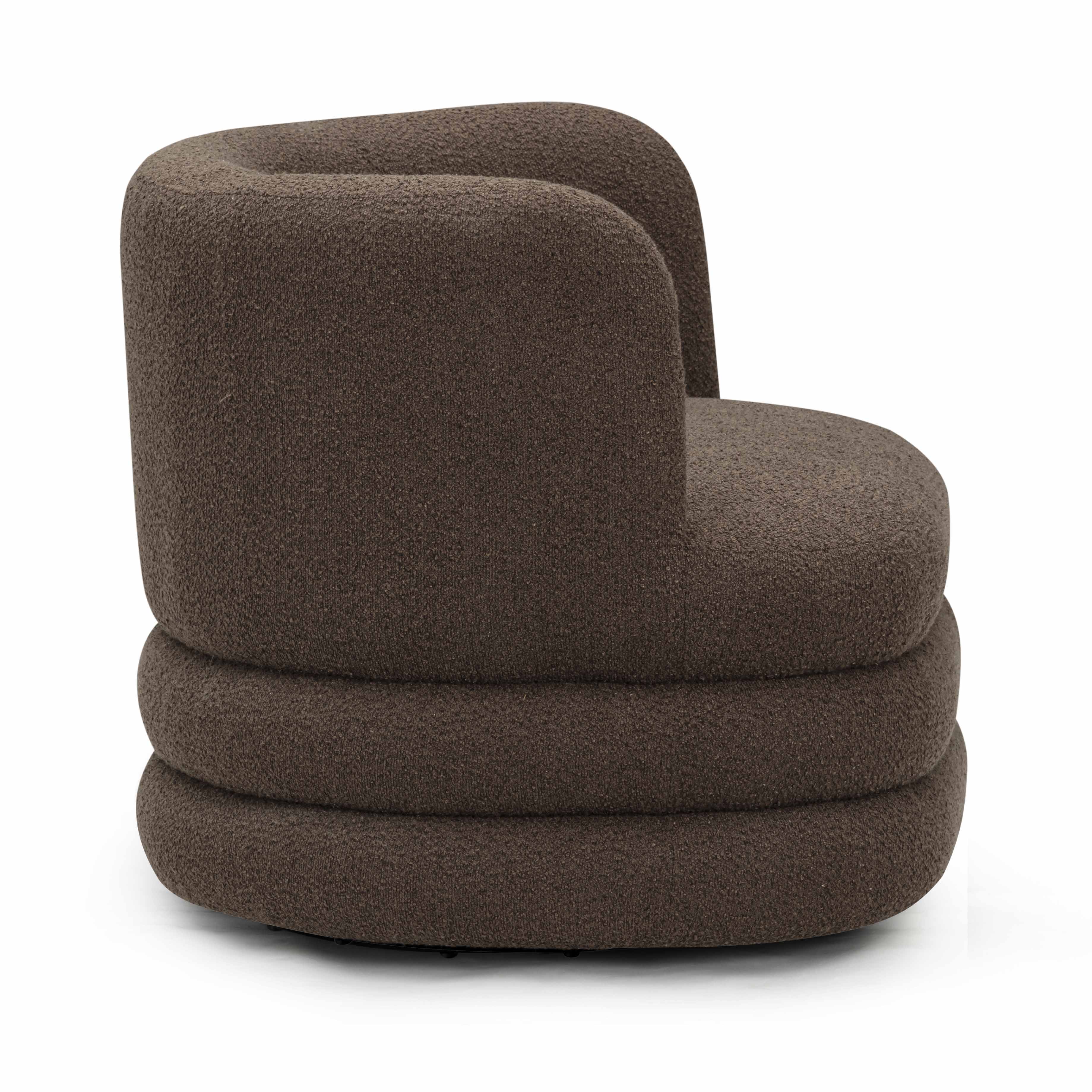 Astor Heavy Performance Boucle Swivel Hotel Lounge Chair