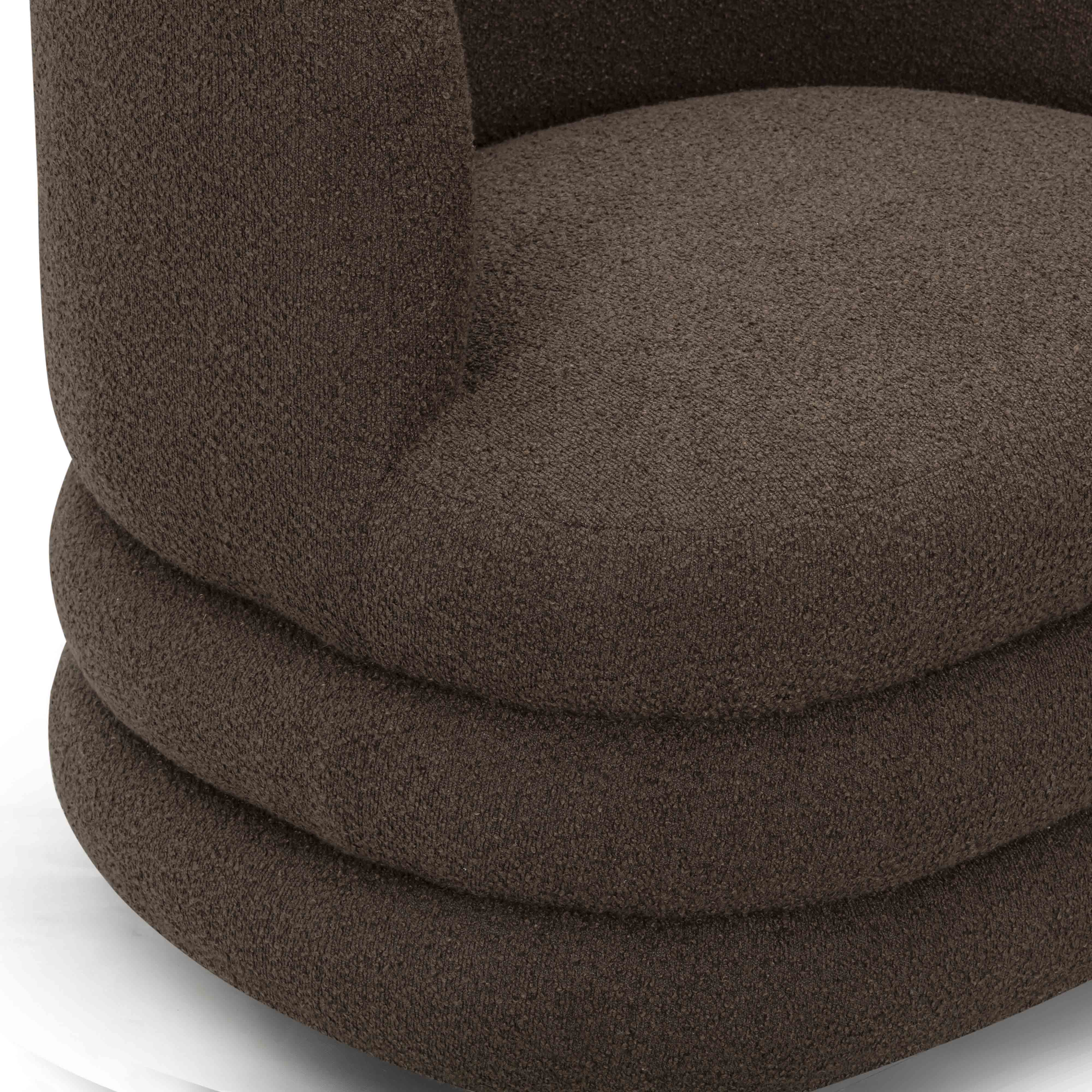 Astor Heavy Performance Boucle Swivel Hotel Lounge Chair