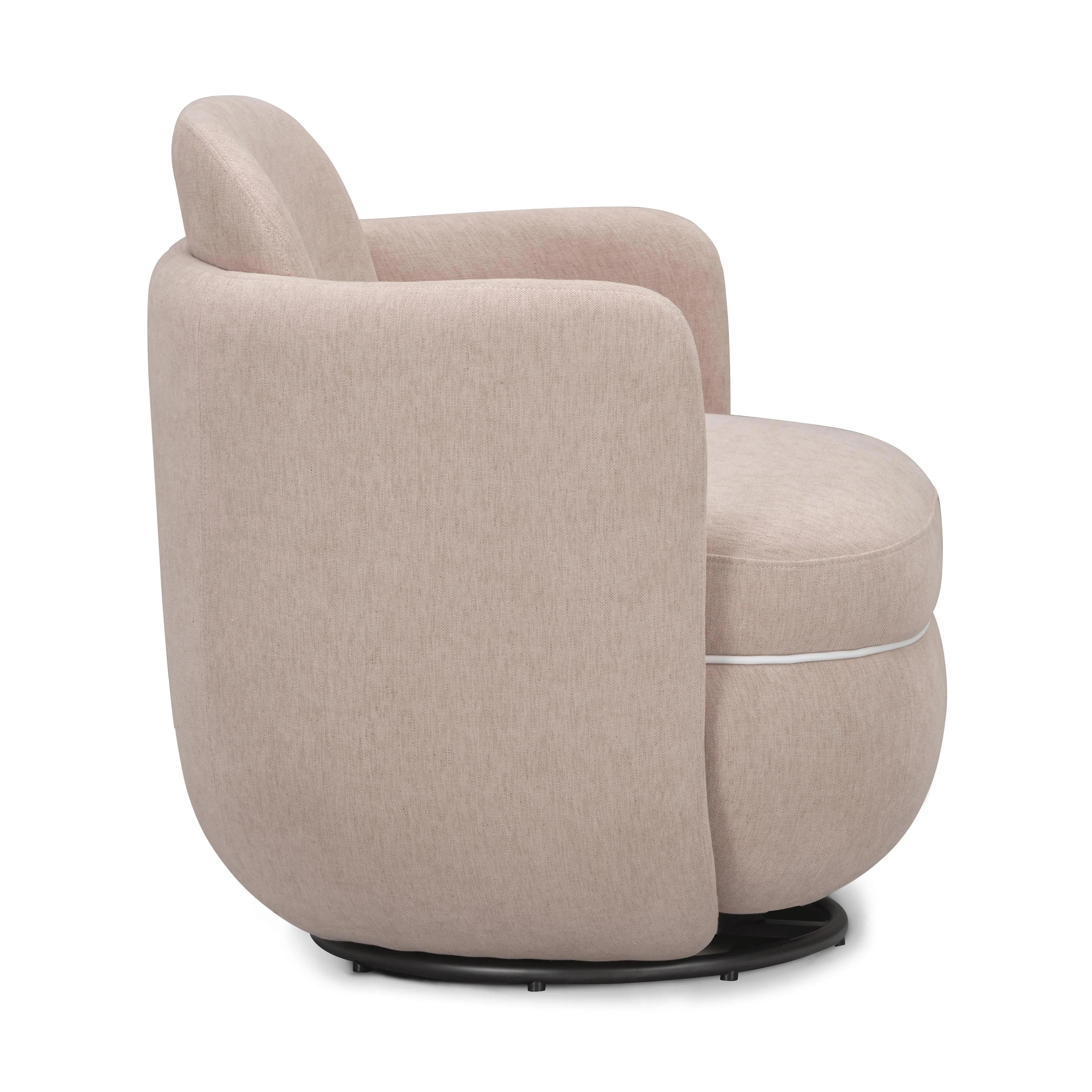 Wolfie Performance Chenille Swivel Accent Chair