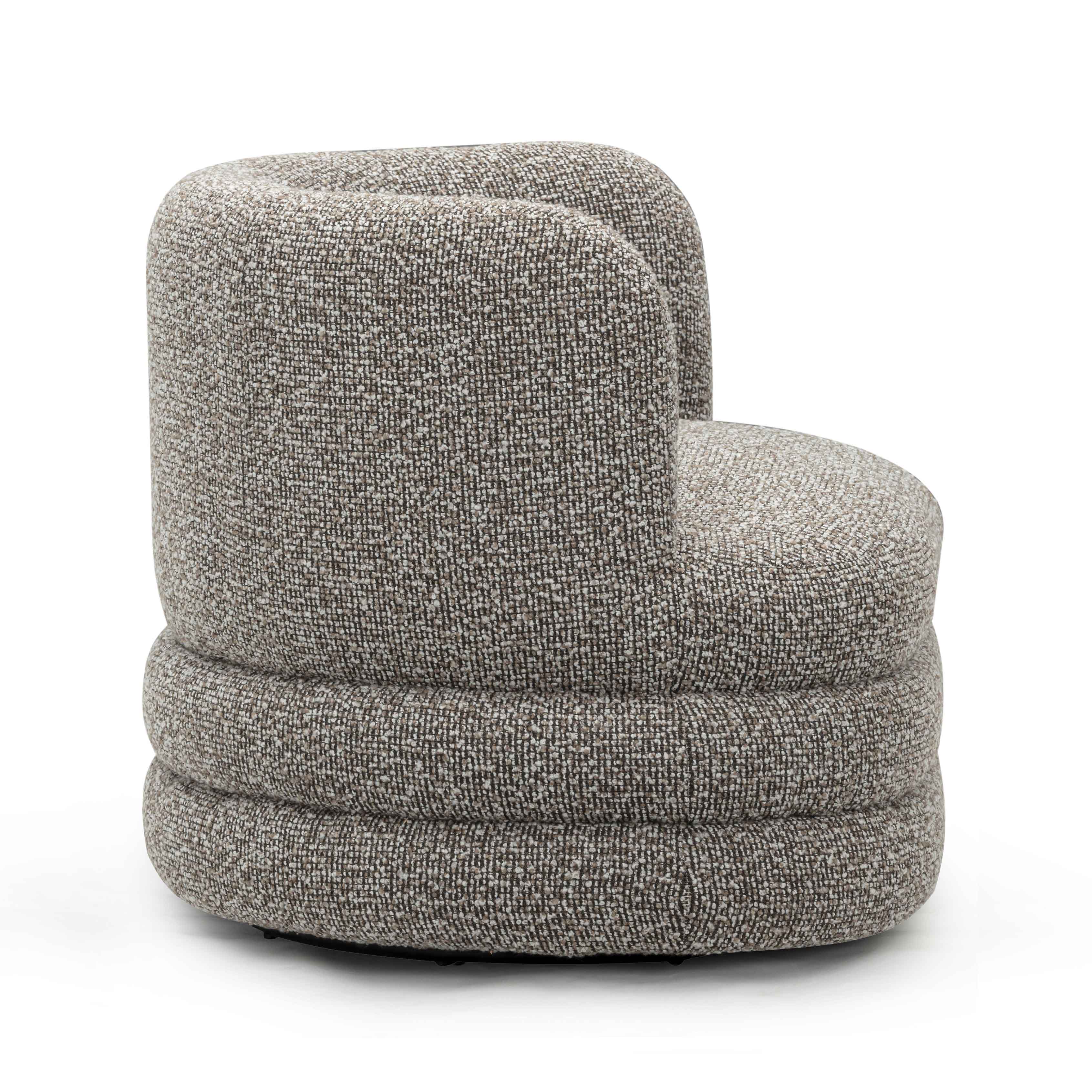 Astor Heavy Performance Boucle Swivel Hotel Lounge Chair
