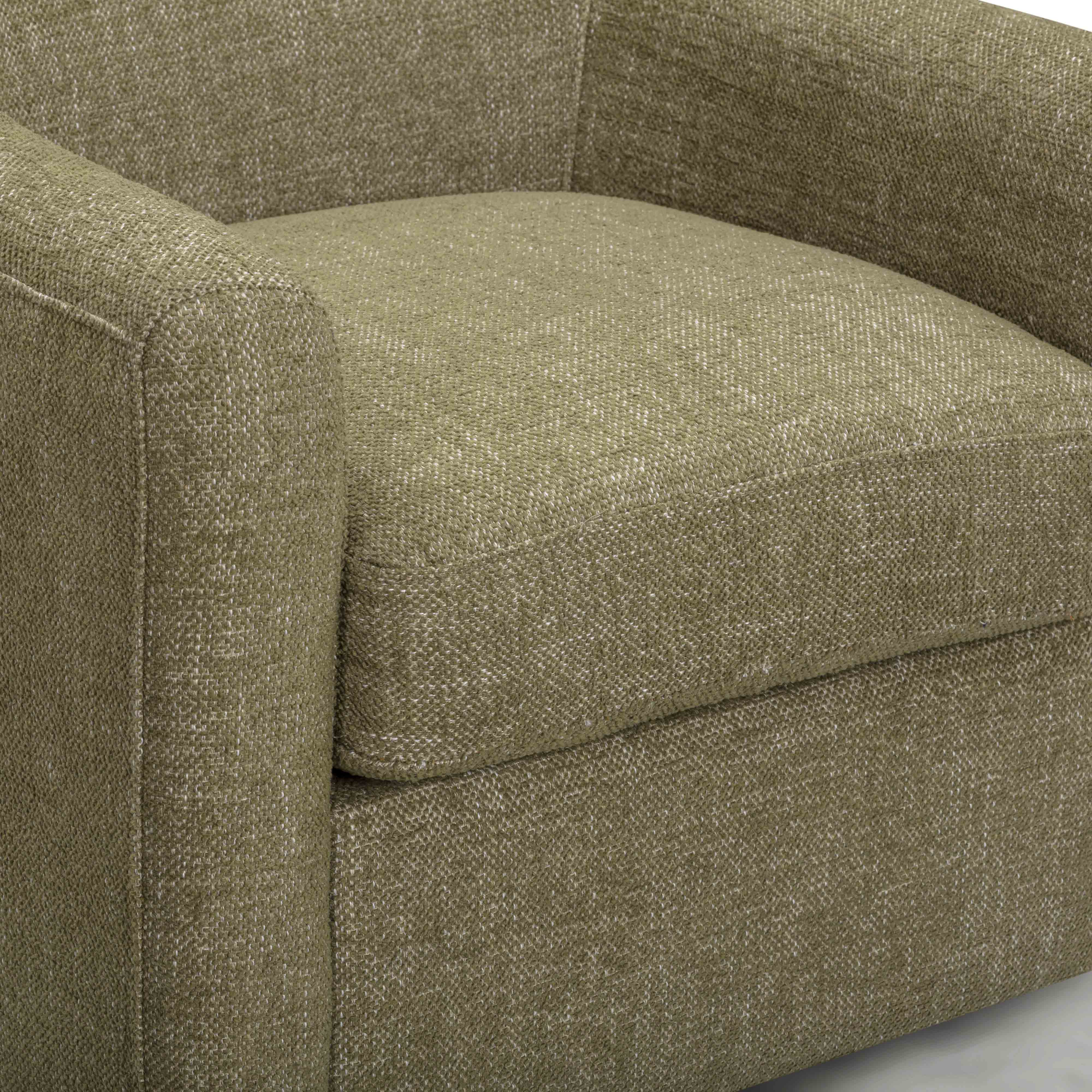 Thao Contract-Grade Basketweave Fabric Swivel Accent Chair