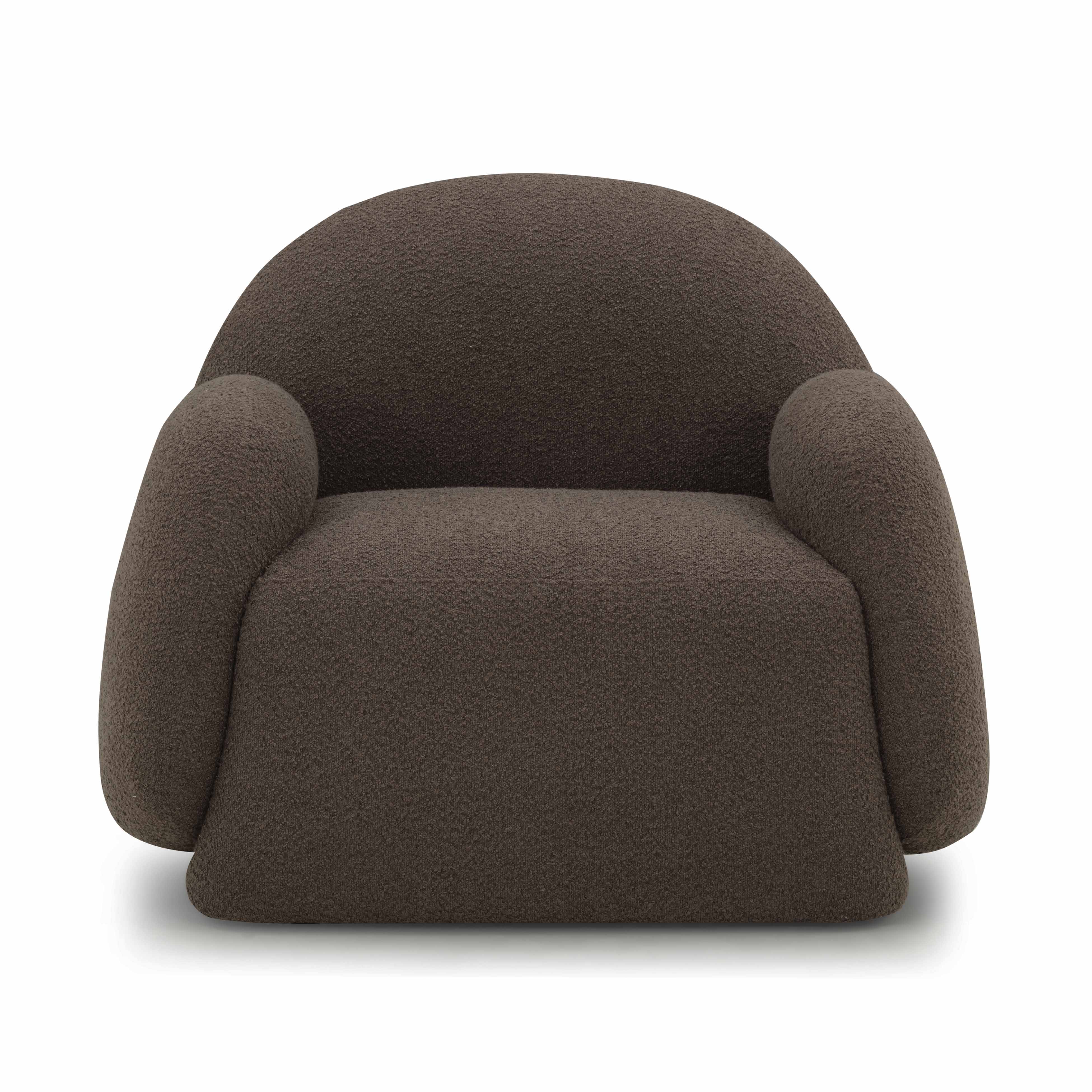 Marius Contract-Grade Boucle Accent Chair