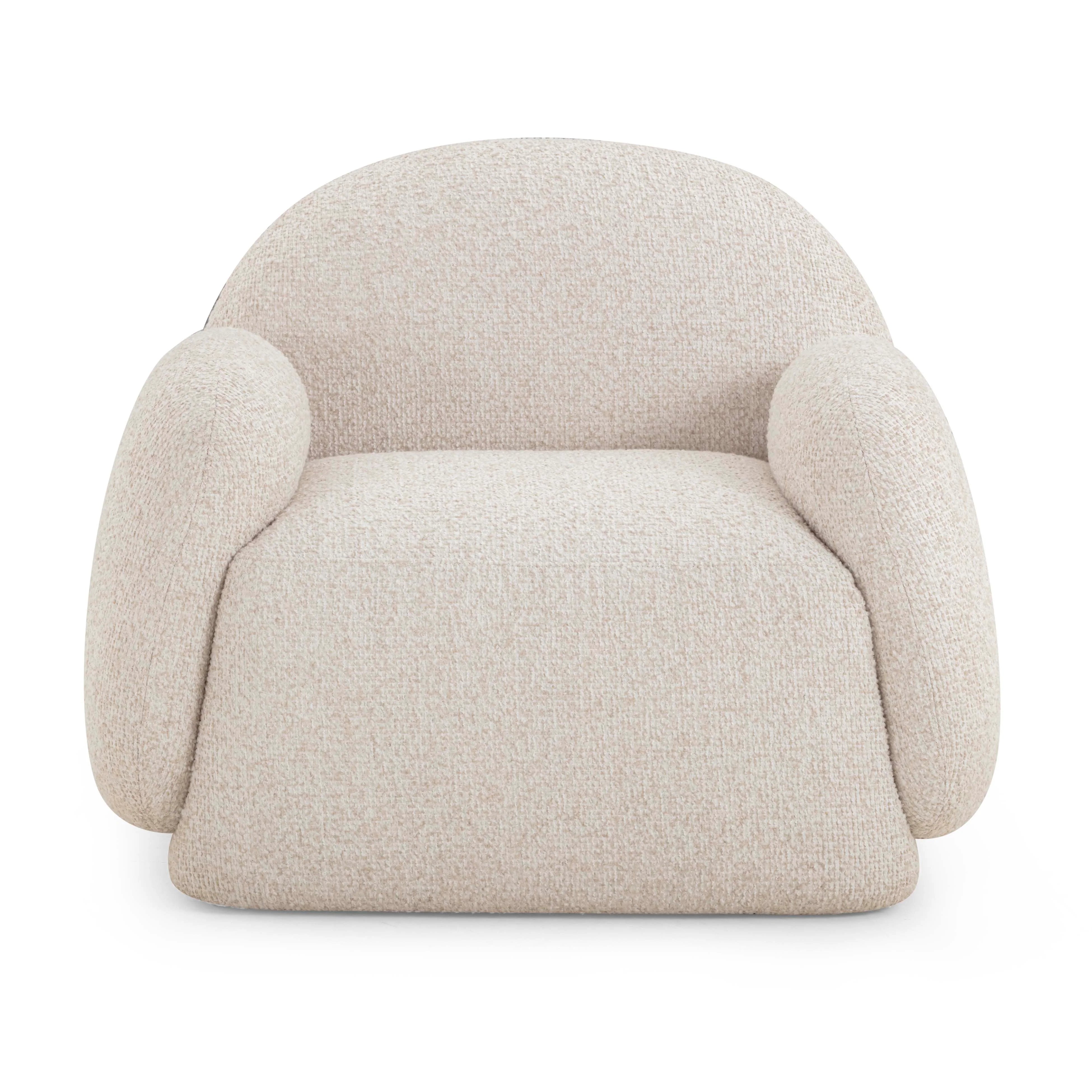 Marius Contract-Grade Boucle Accent Chair