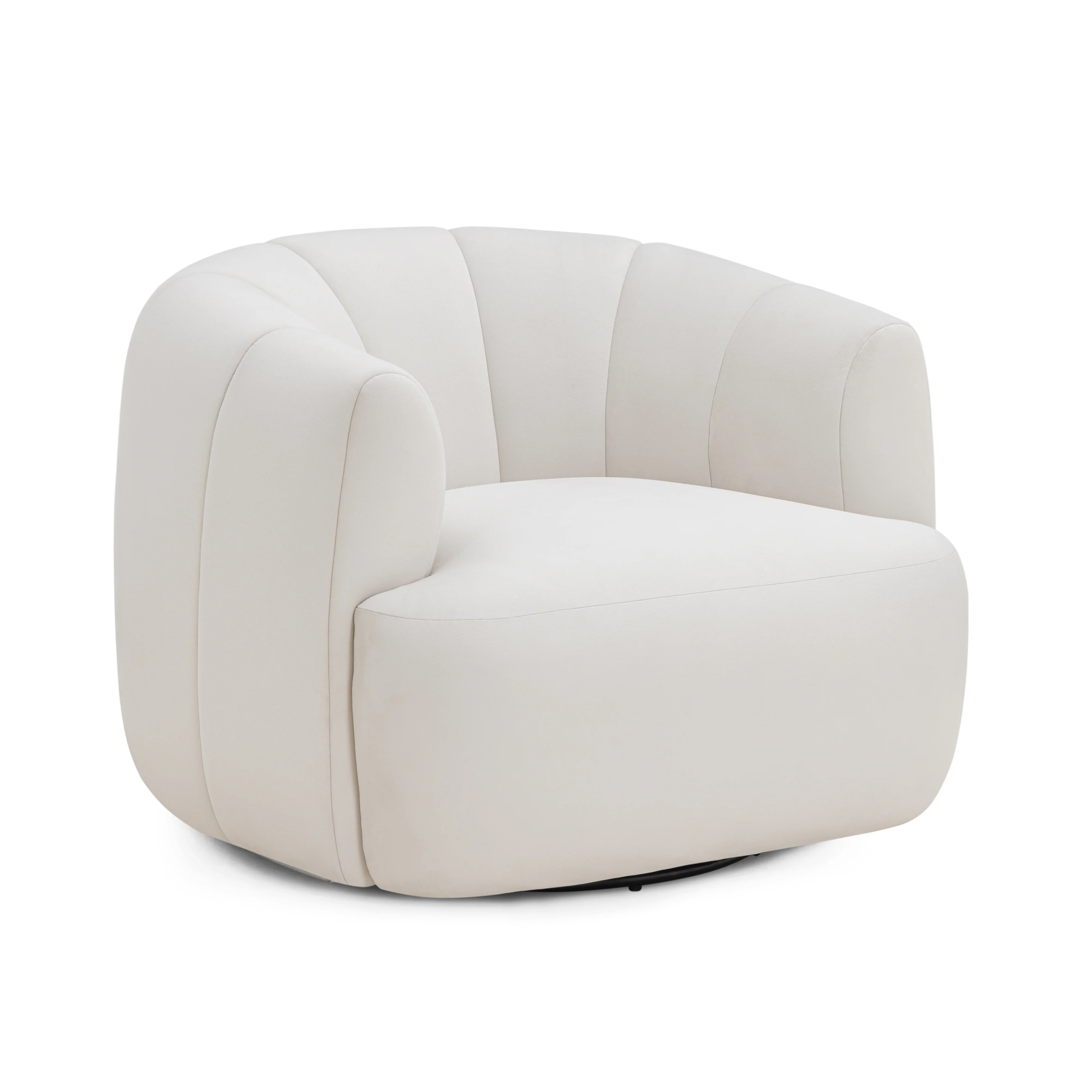 Jasmine Performance Velvet Swivel Accent Chair