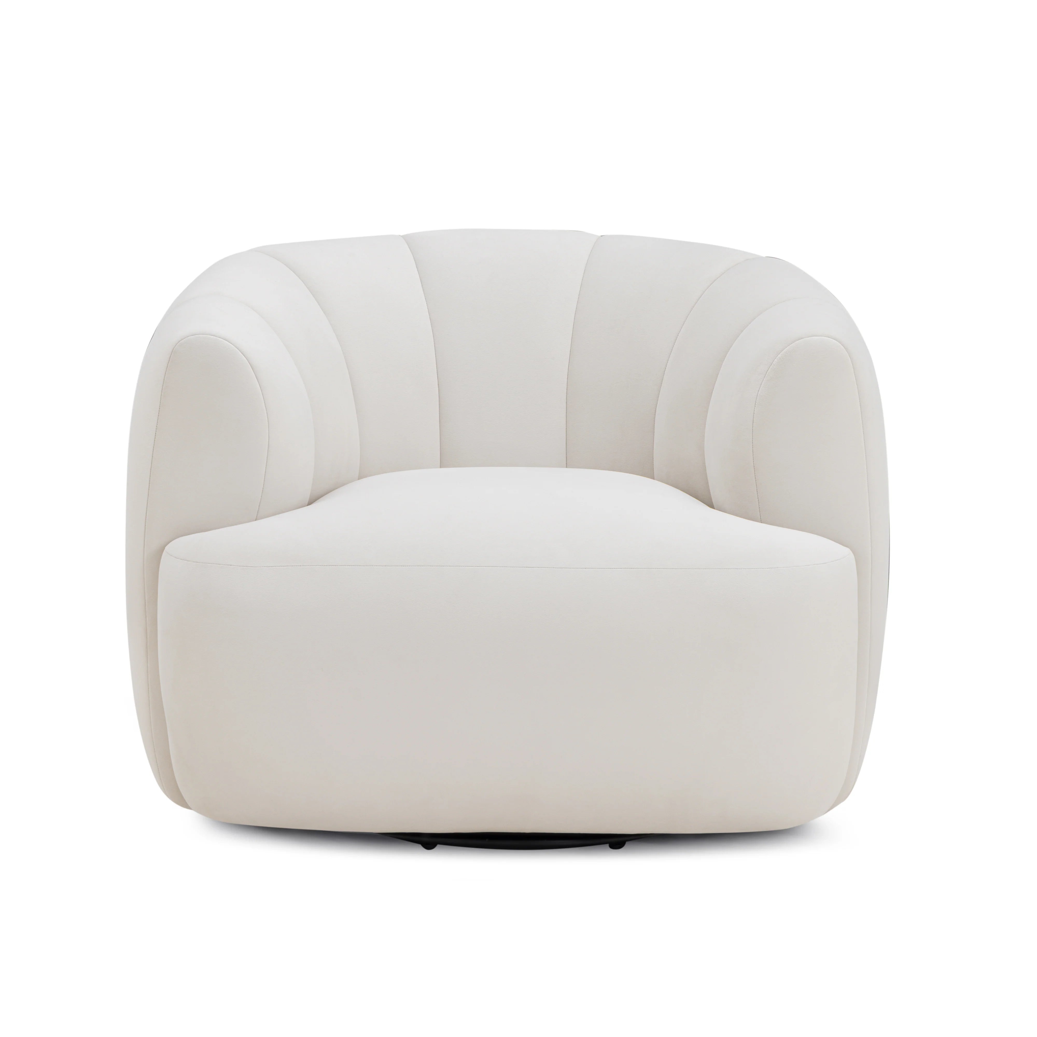 Jasmine Performance Velvet Swivel Accent Chair