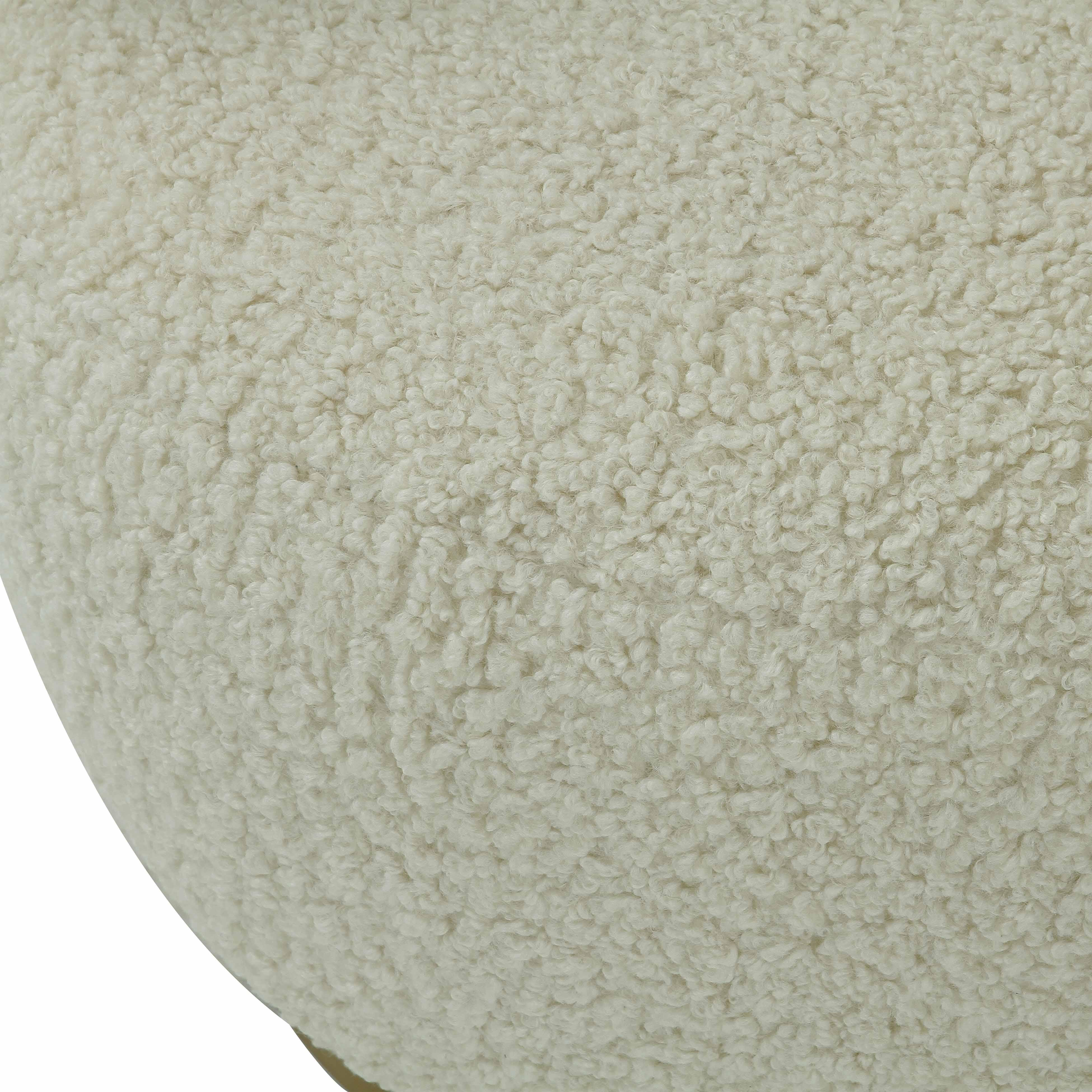 Chaise Austin en fausse peau de mouton 