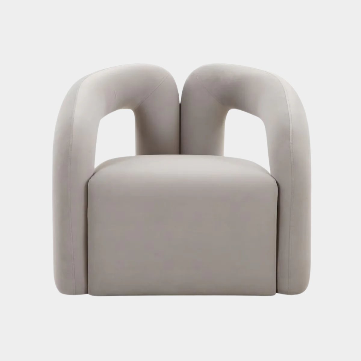 Jenn Grey Velvet Accent Chair