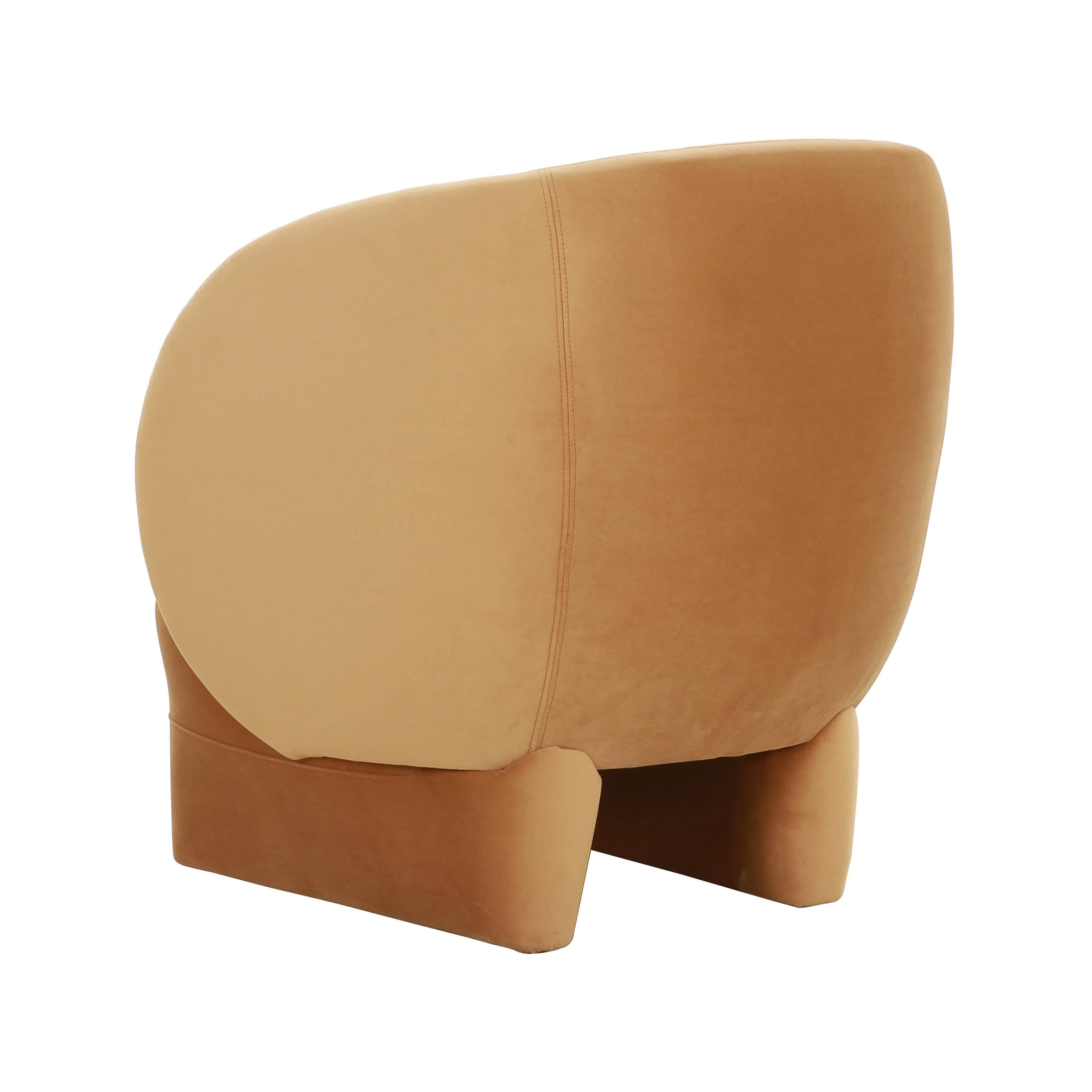 Fauteuil d'appoint en velours Kiki 