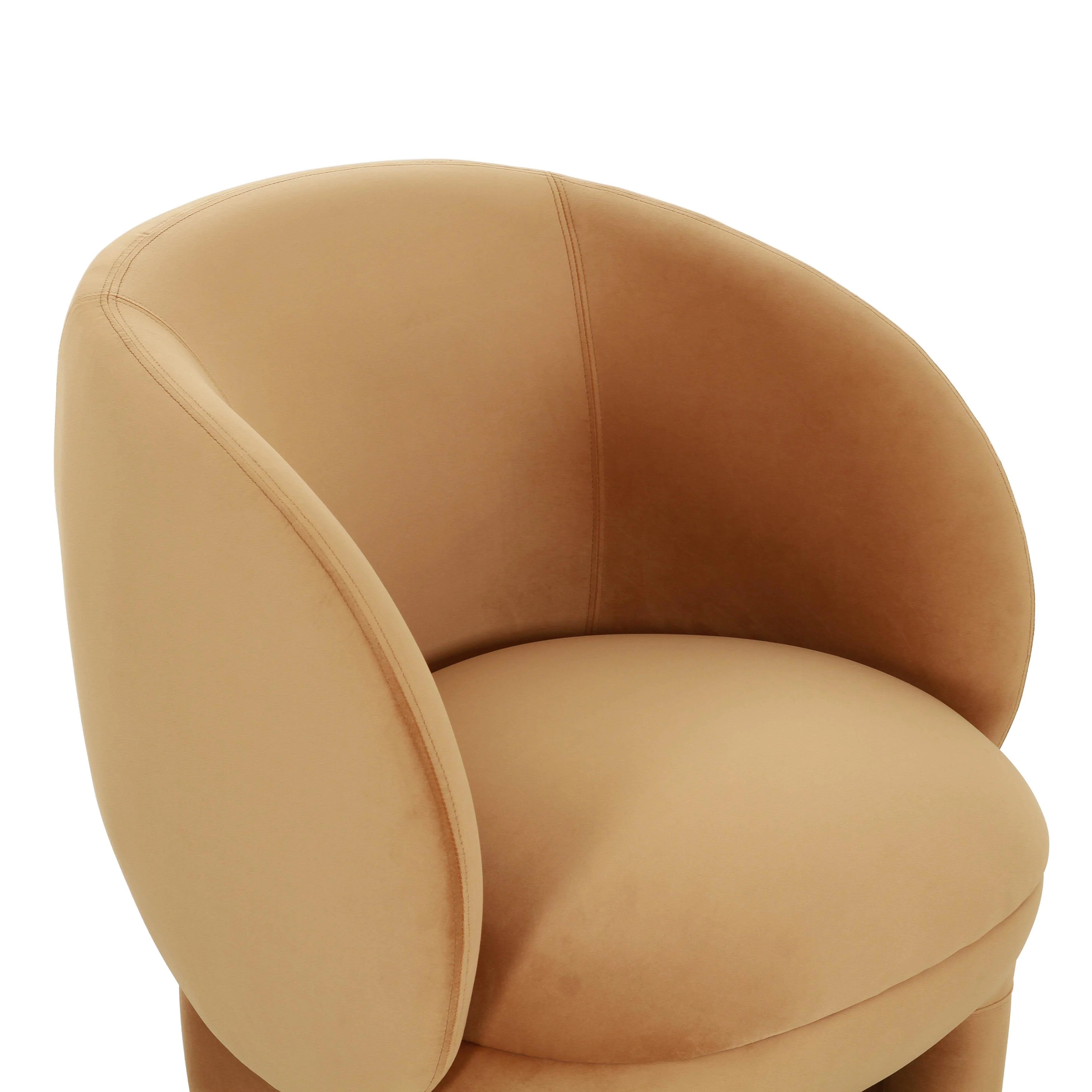Fauteuil d'appoint en velours Kiki 