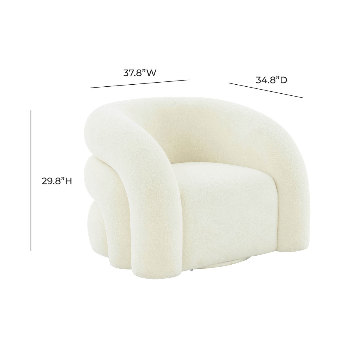 Slipper Swivel Chair