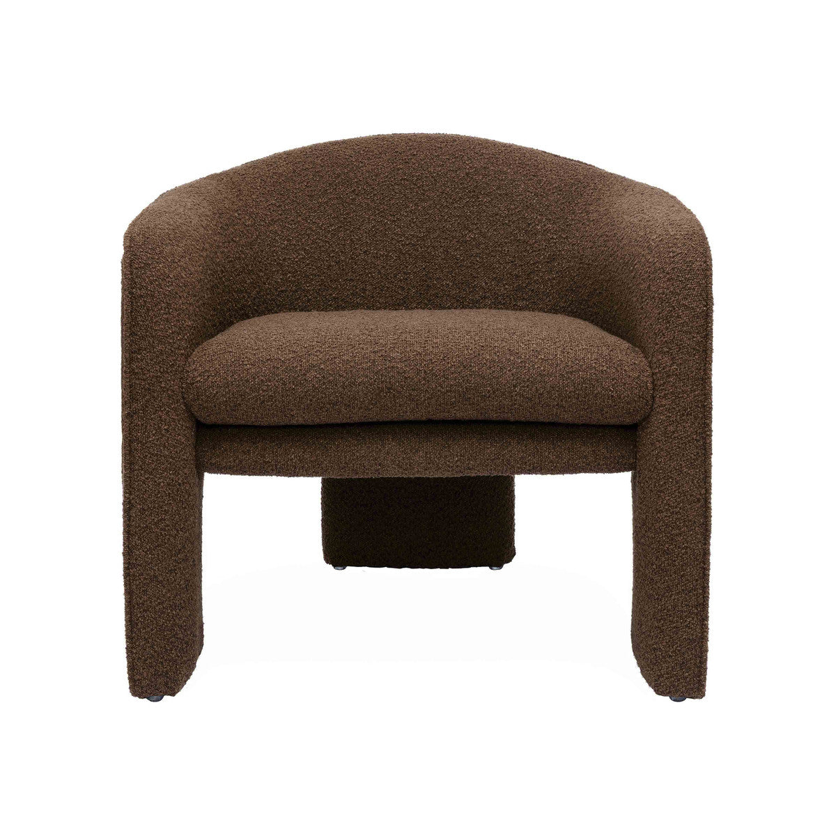 Marla Chocolate Brown Boucle Accent Chair