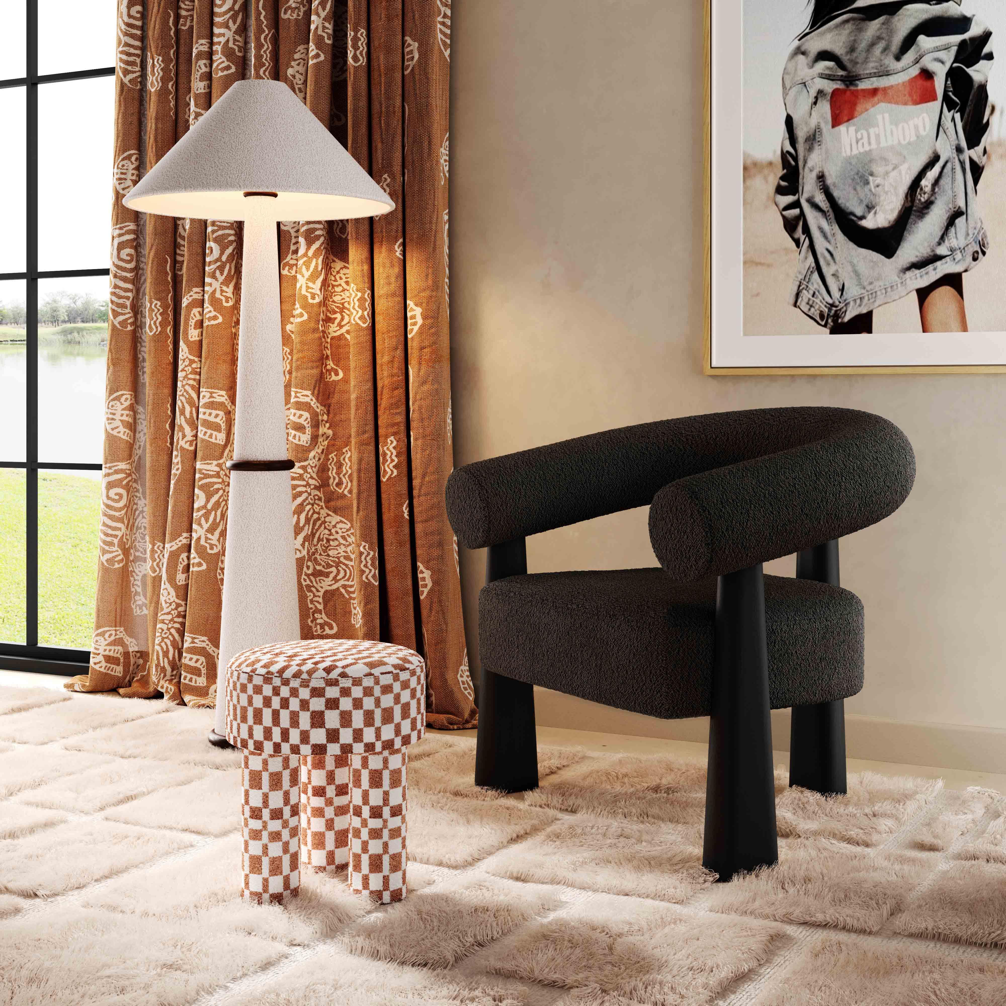 Fauteuil d'appoint Performance Boucle Spara crème