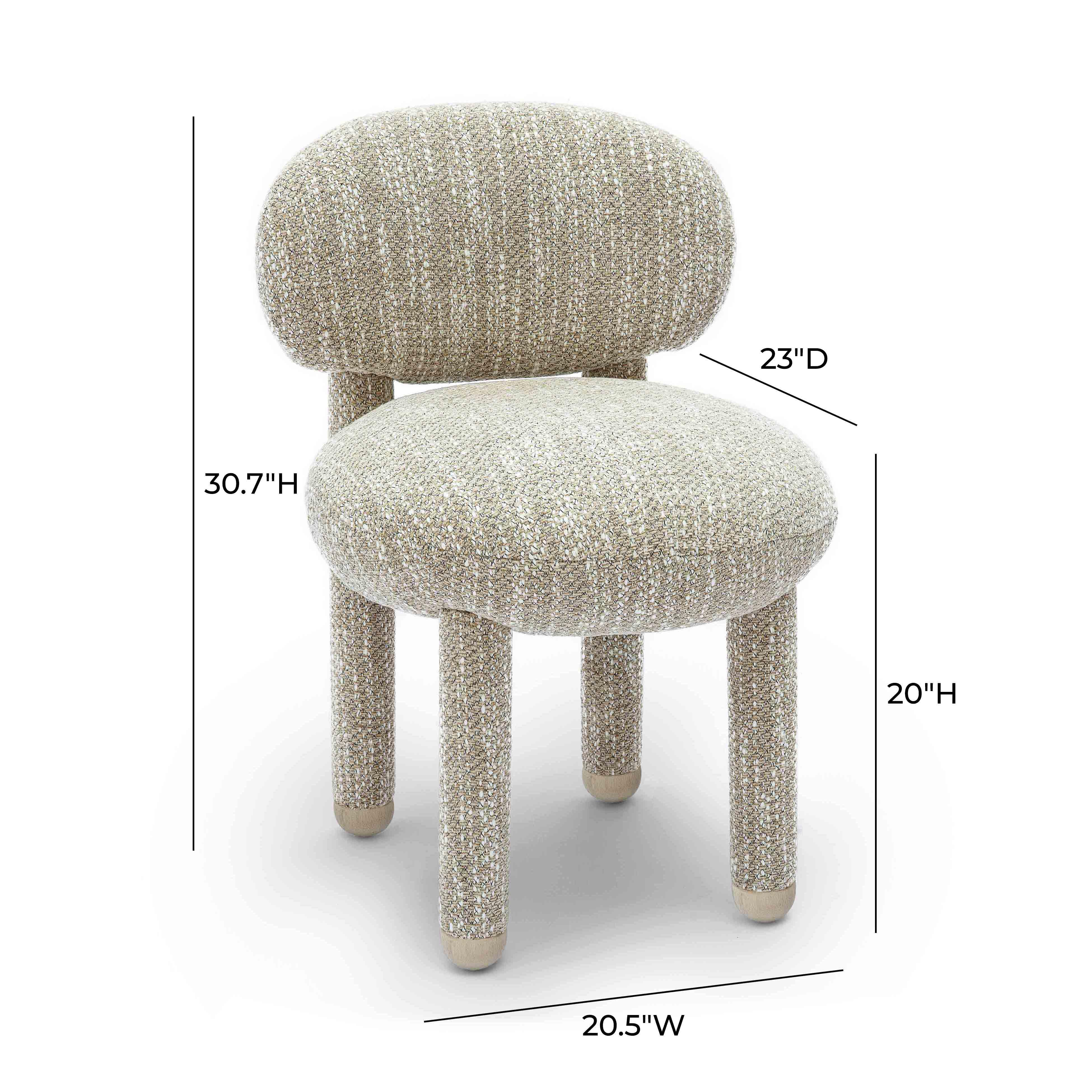 Manu Nubby Performance Fabric Side Chair