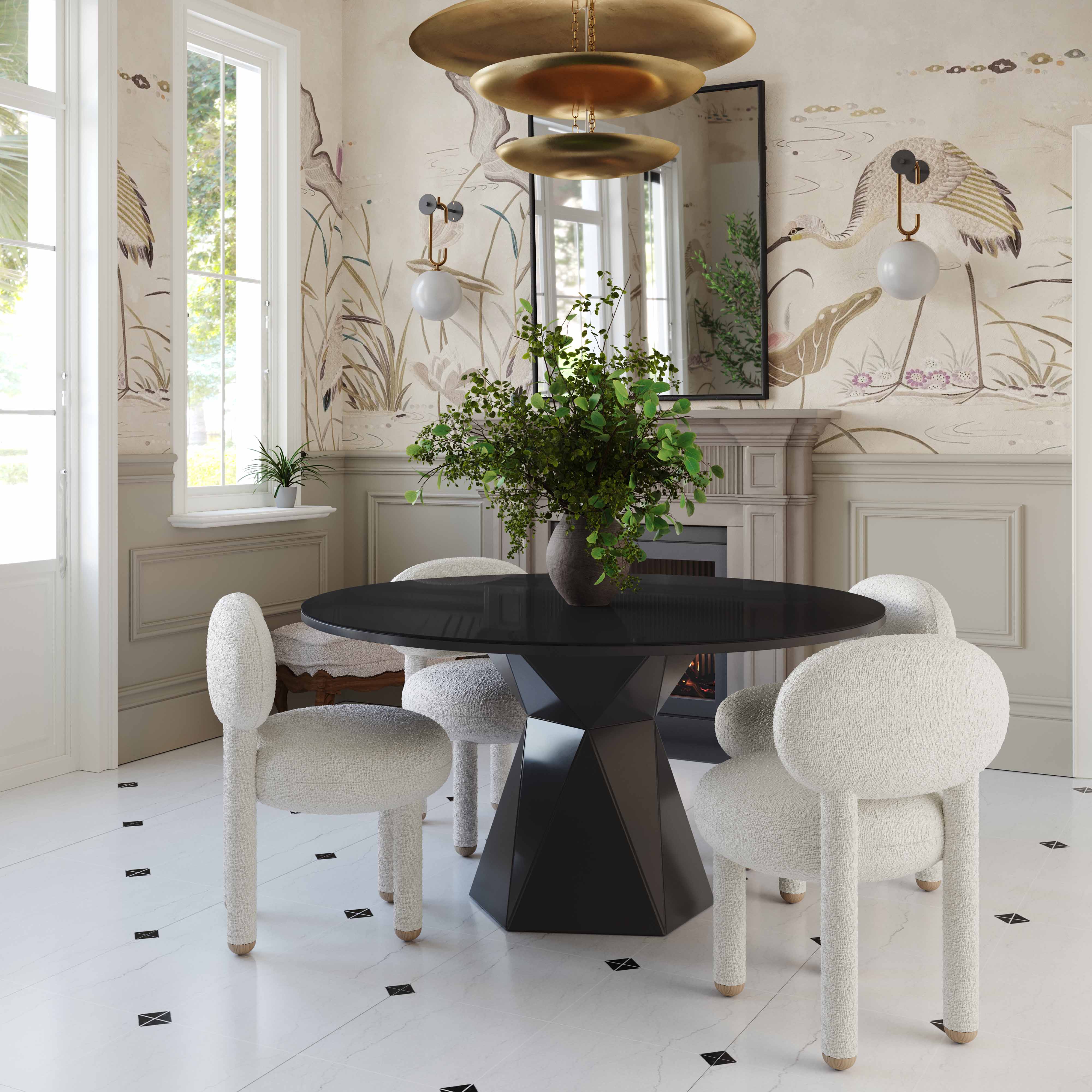Manu Nubby Performance Fabric Side Chair