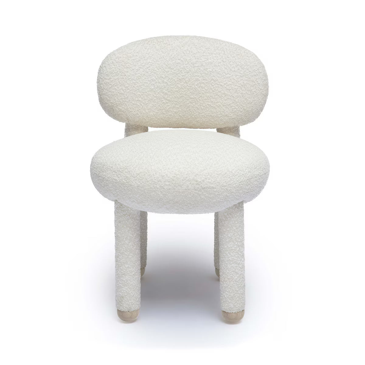 Manu Cream Performance Boucle Side Chair