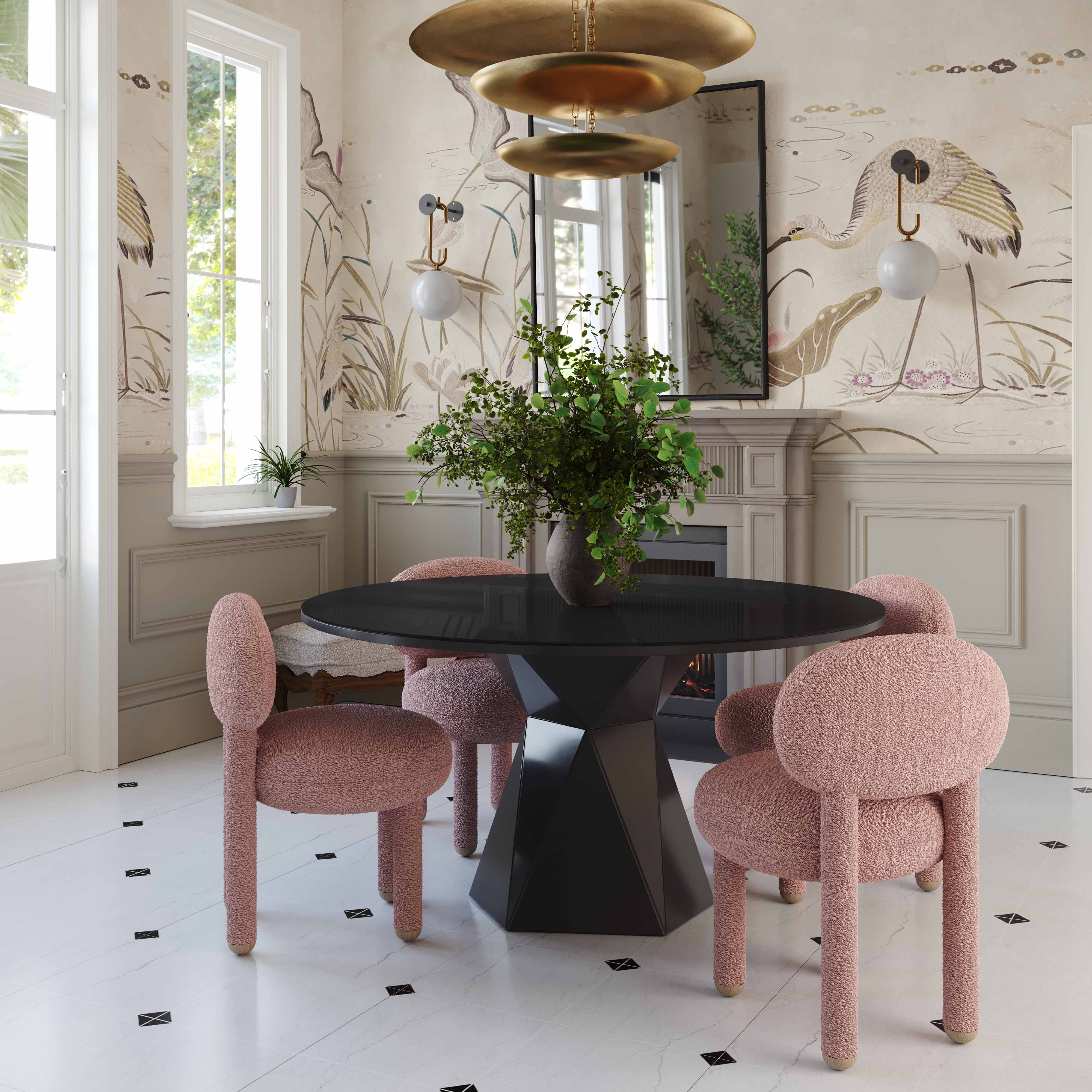 Manu Nubby Performance Fabric Side Chair