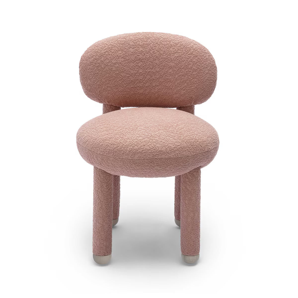 Manu Rose Pink Performance Boucle Side Chair