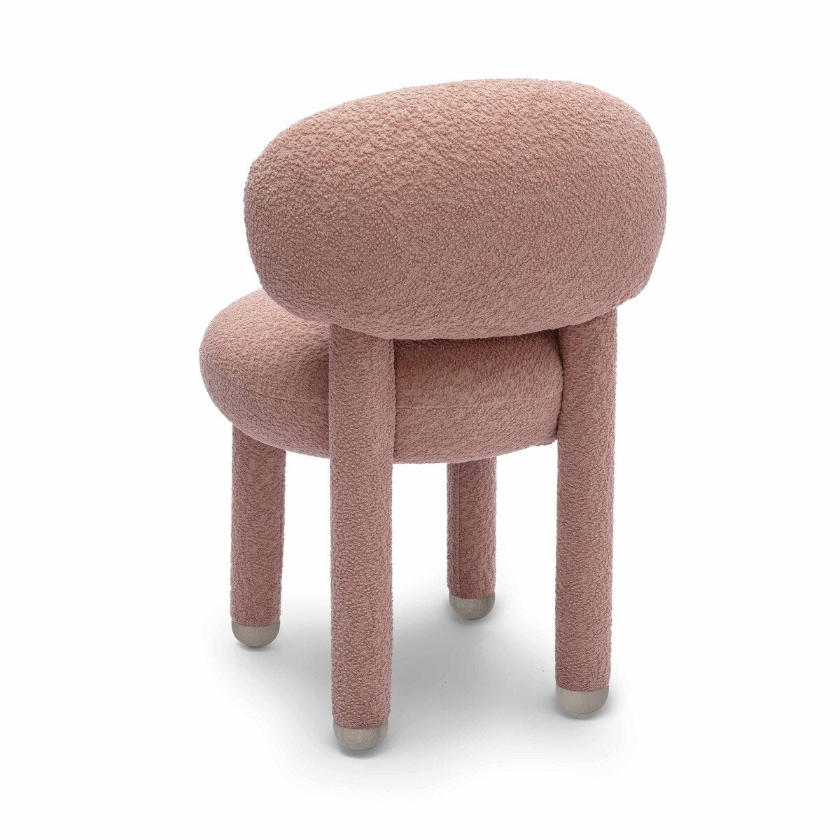 Manu Rose Pink Performance Boucle Side Chair