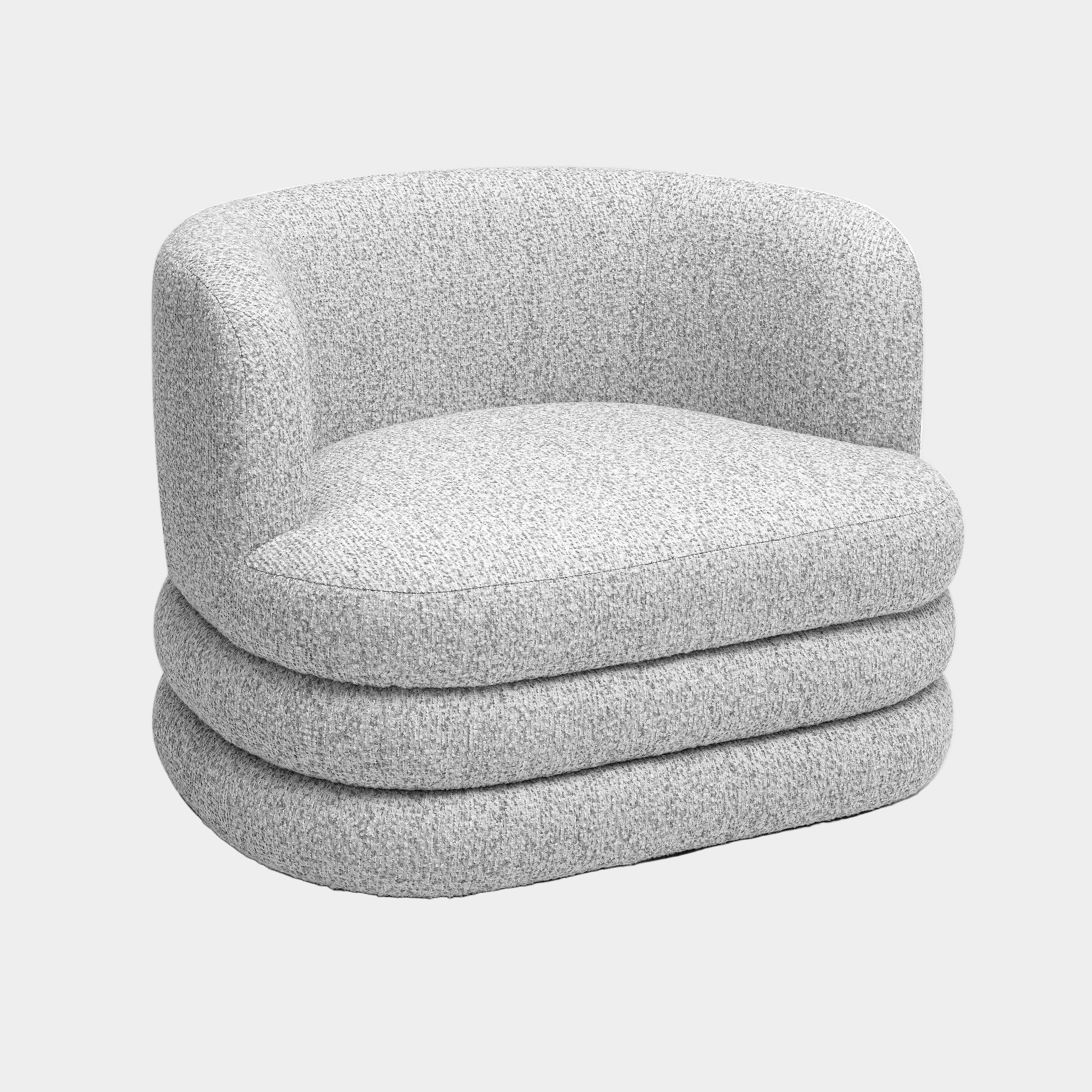 Astor Heavy Performance Boucle Swivel Hotel Lounge Chair