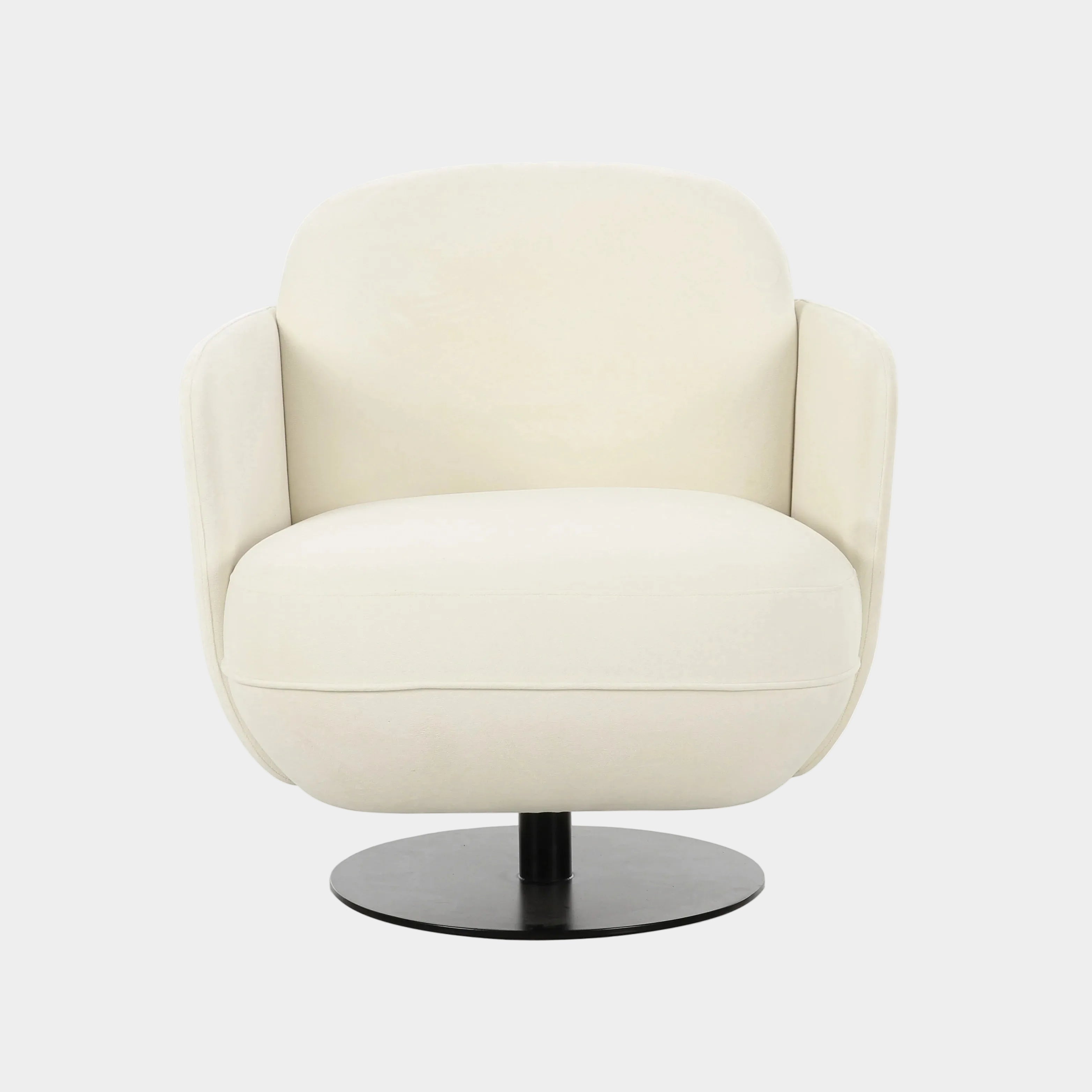 Solange Performance Velvet Swivel Accent Chair