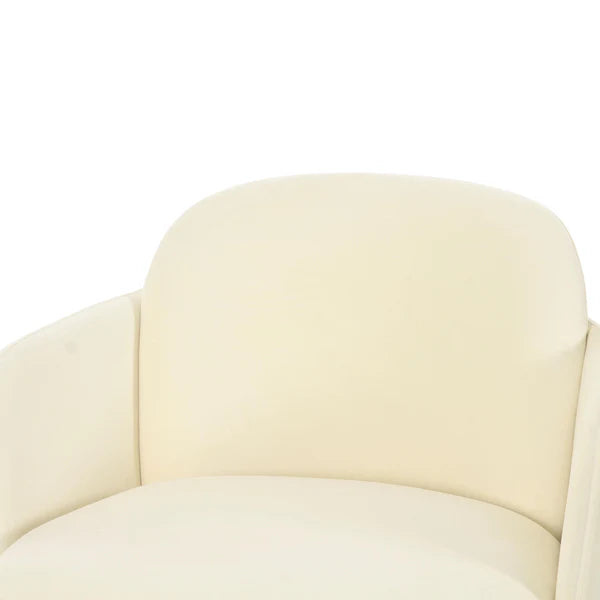 Solange Velvet Swivel Chair