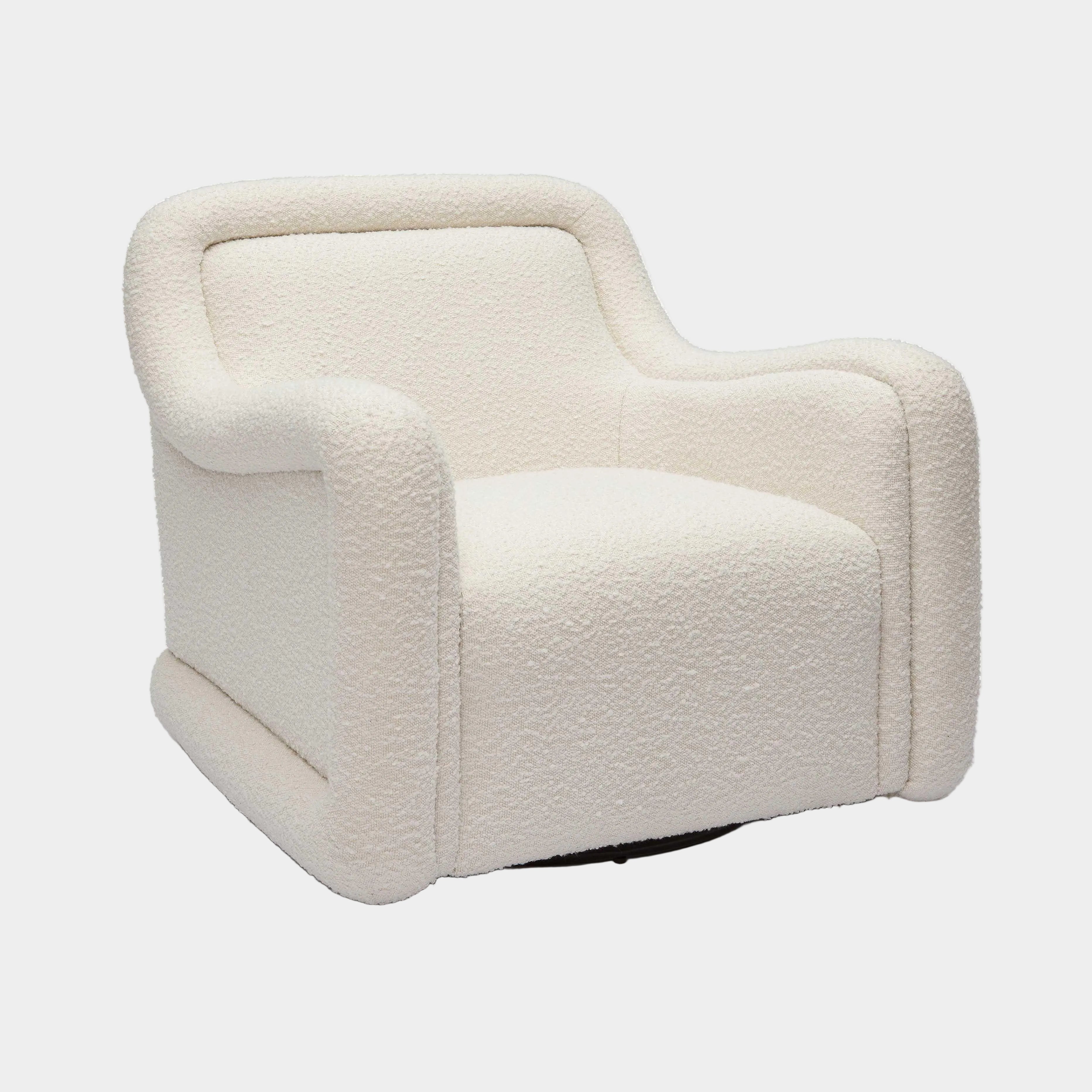 Charli Performance Boucle Swivel Chair