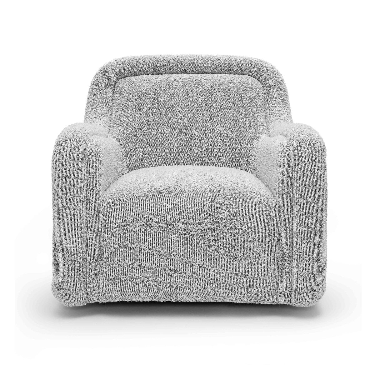 Charli Cream Boucle Swivel Chair