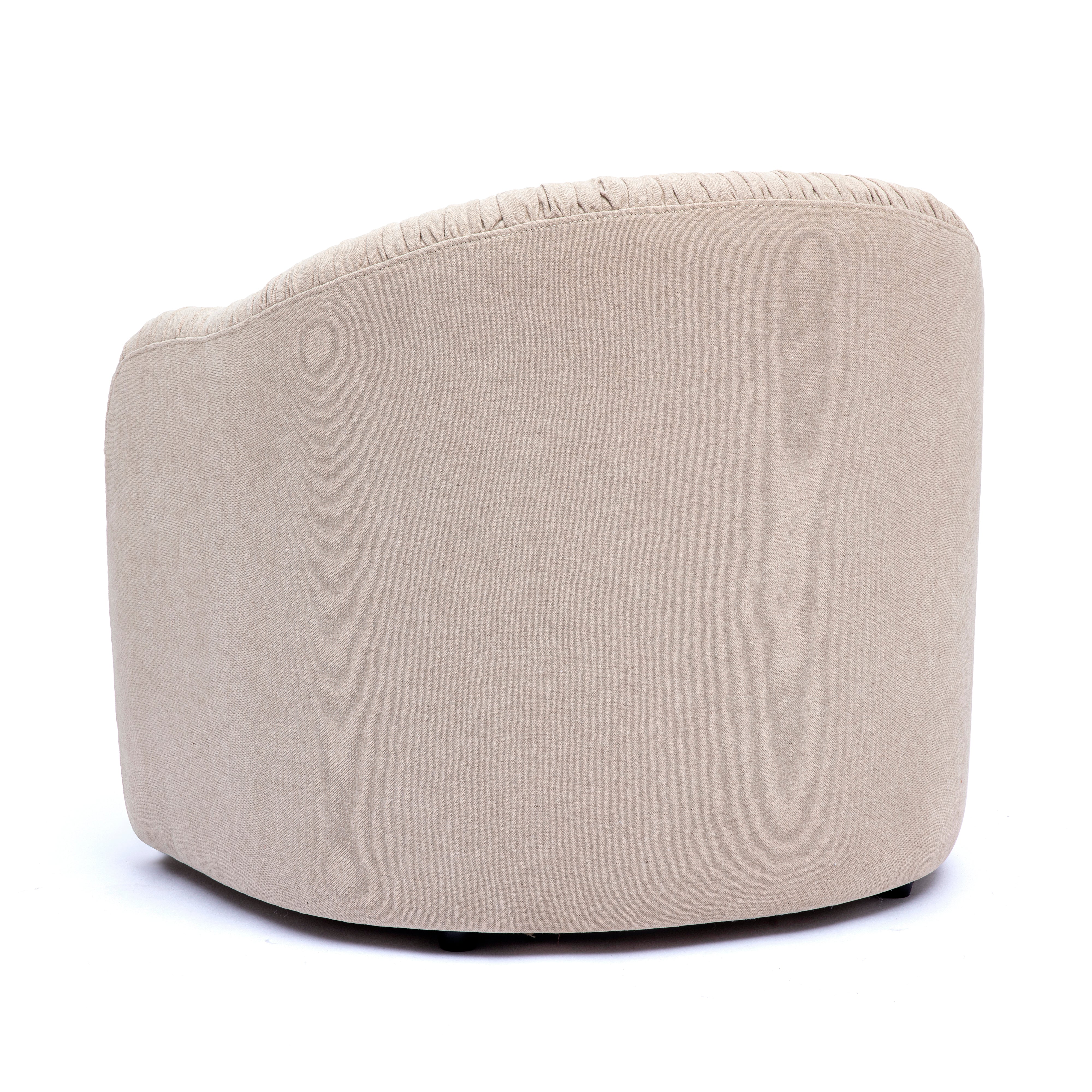 Pamela Tan Performance Chenille Tasseled Lounge Accent Chair