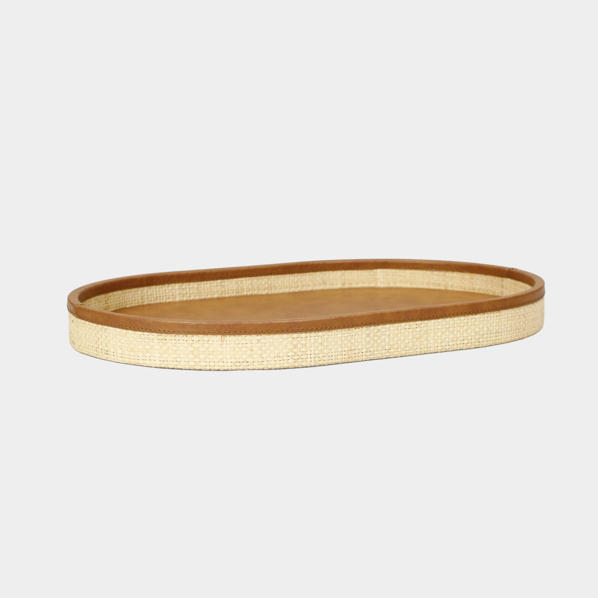 Hakiri Natural Raffia Contract-Grade Storage Tray