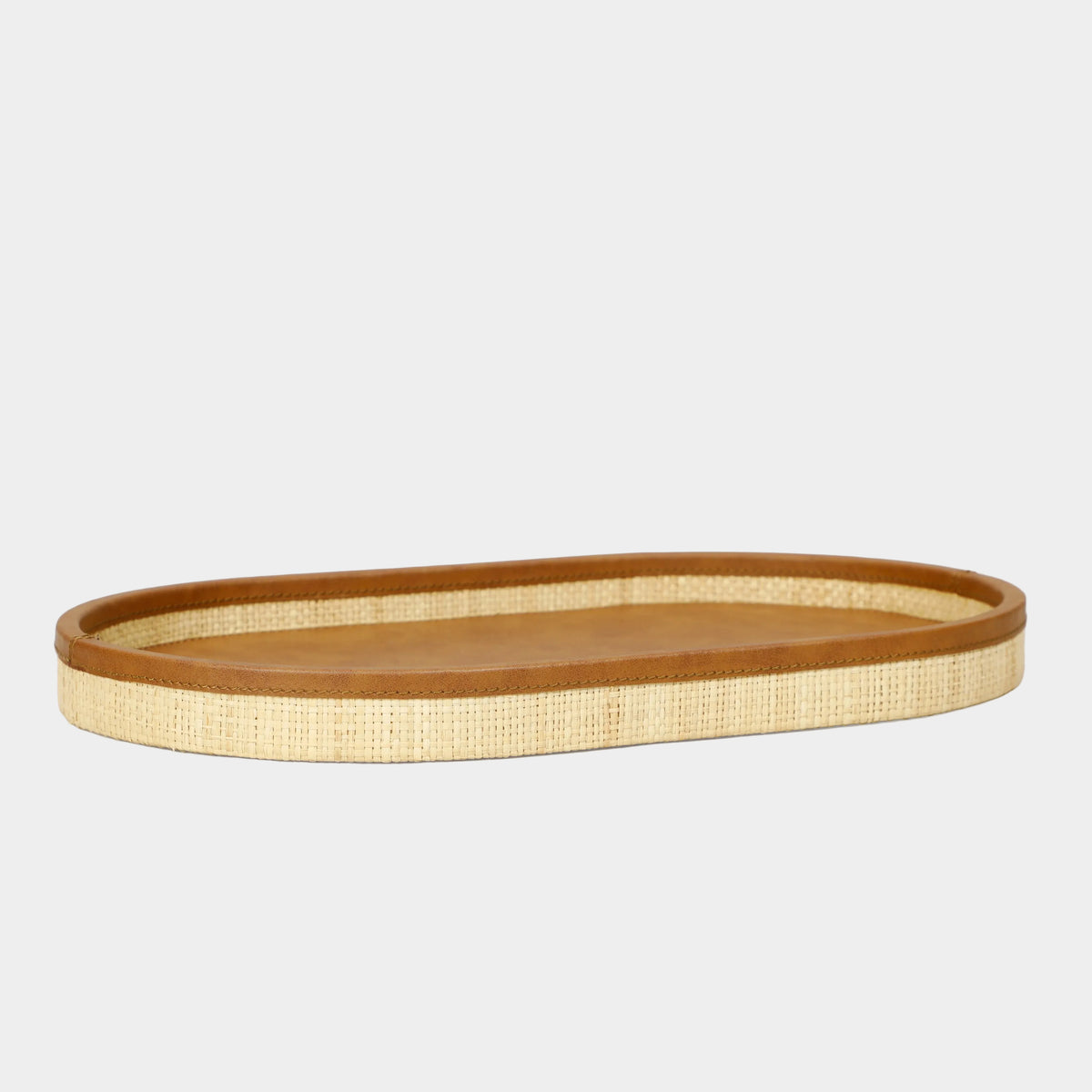 Hakiri Natural Raffia Contract-Grade Storage Tray