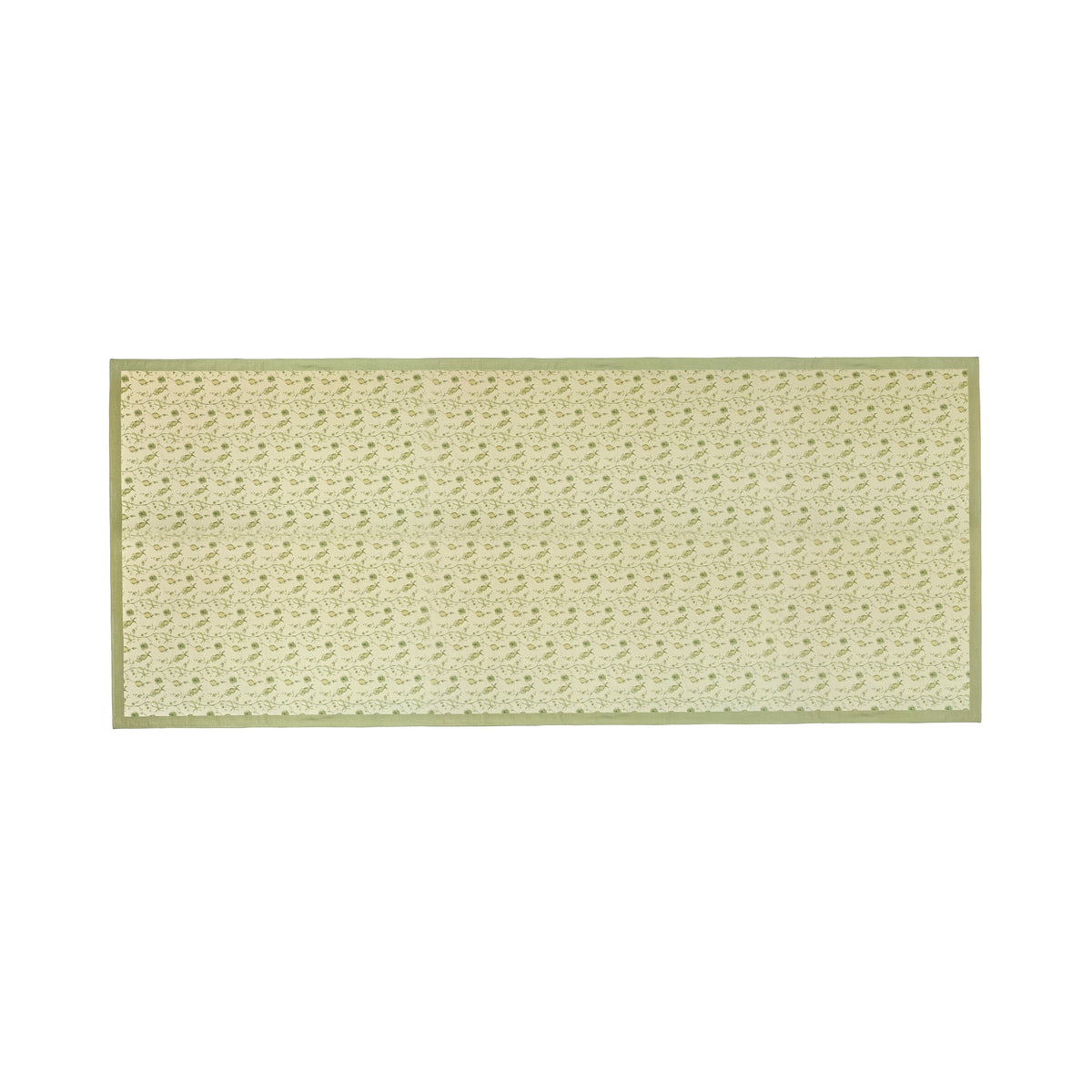 Dolce Natural Cotton Table Cloth - Olive Green / 70" x 160"