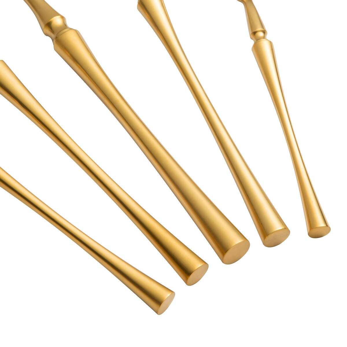 Millie Brushed Gold Stainless Steel Flatware - Set of 20 Pieces