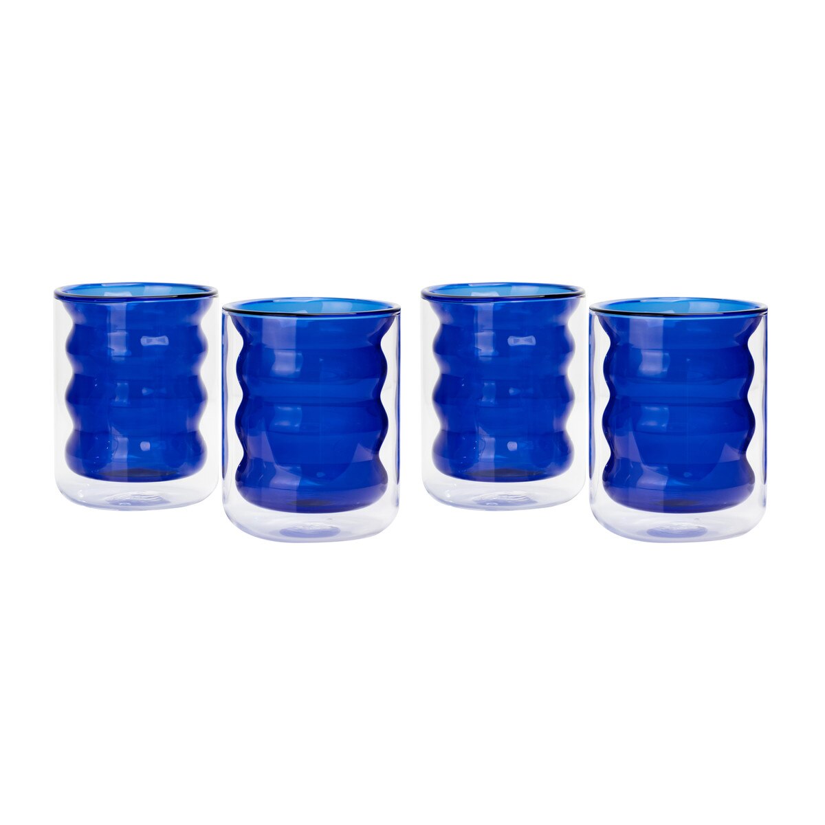 Waves Water Glass - Set of 4